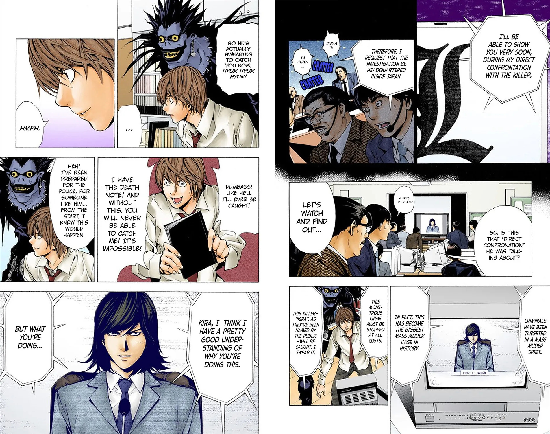 Read Death Note - Digital Colored Comics (Colored) chapter 2.2 image 9 on Lezhin