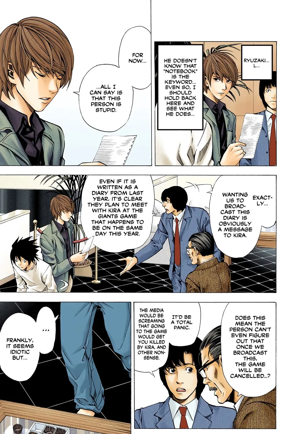 Read Death Note - Digital Colored Comics (Colored) chapter 28 image 6 on Lezhin