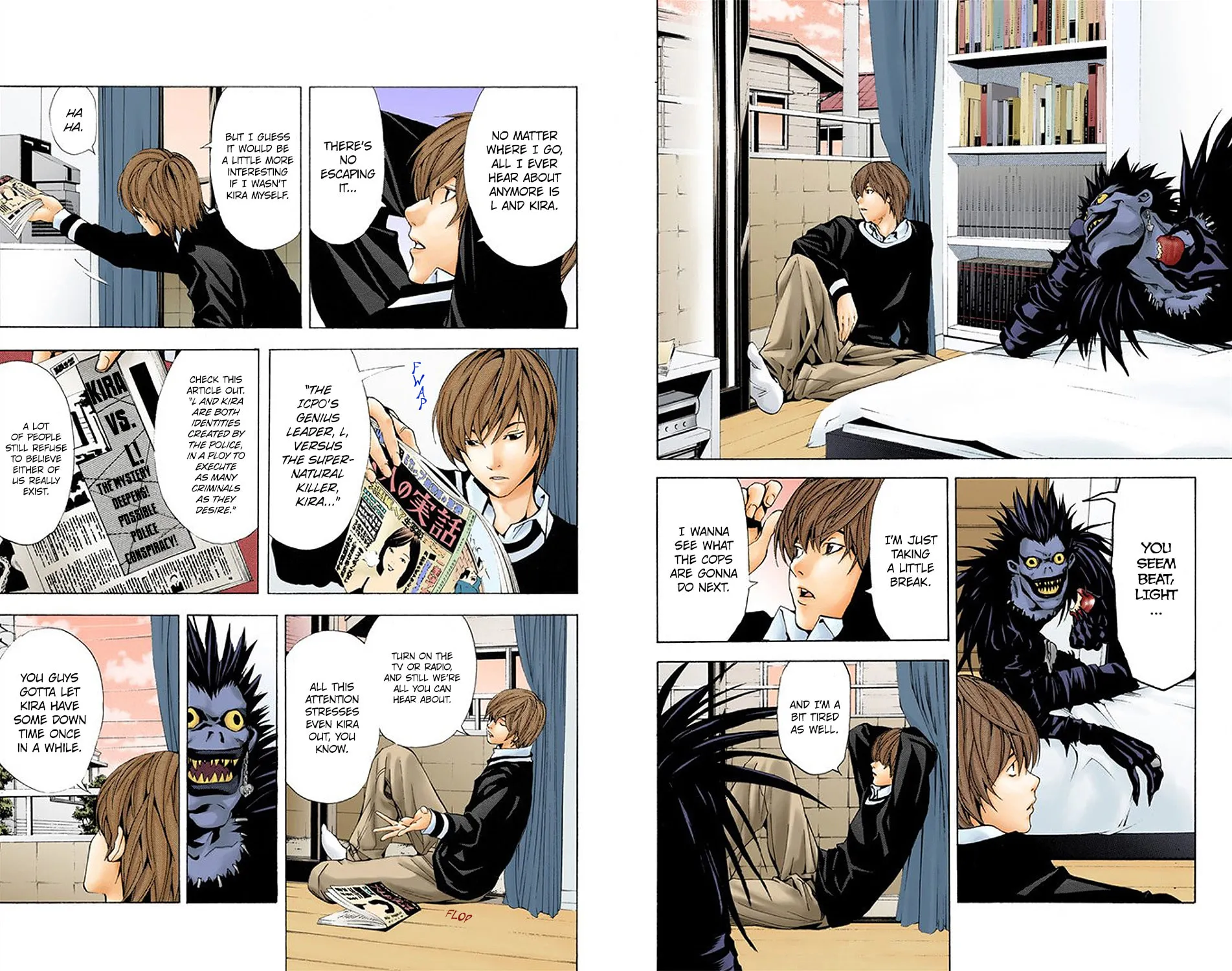 Read Death Note - Digital Colored Comics (Colored) chapter 3.1 image 2 on Lezhin