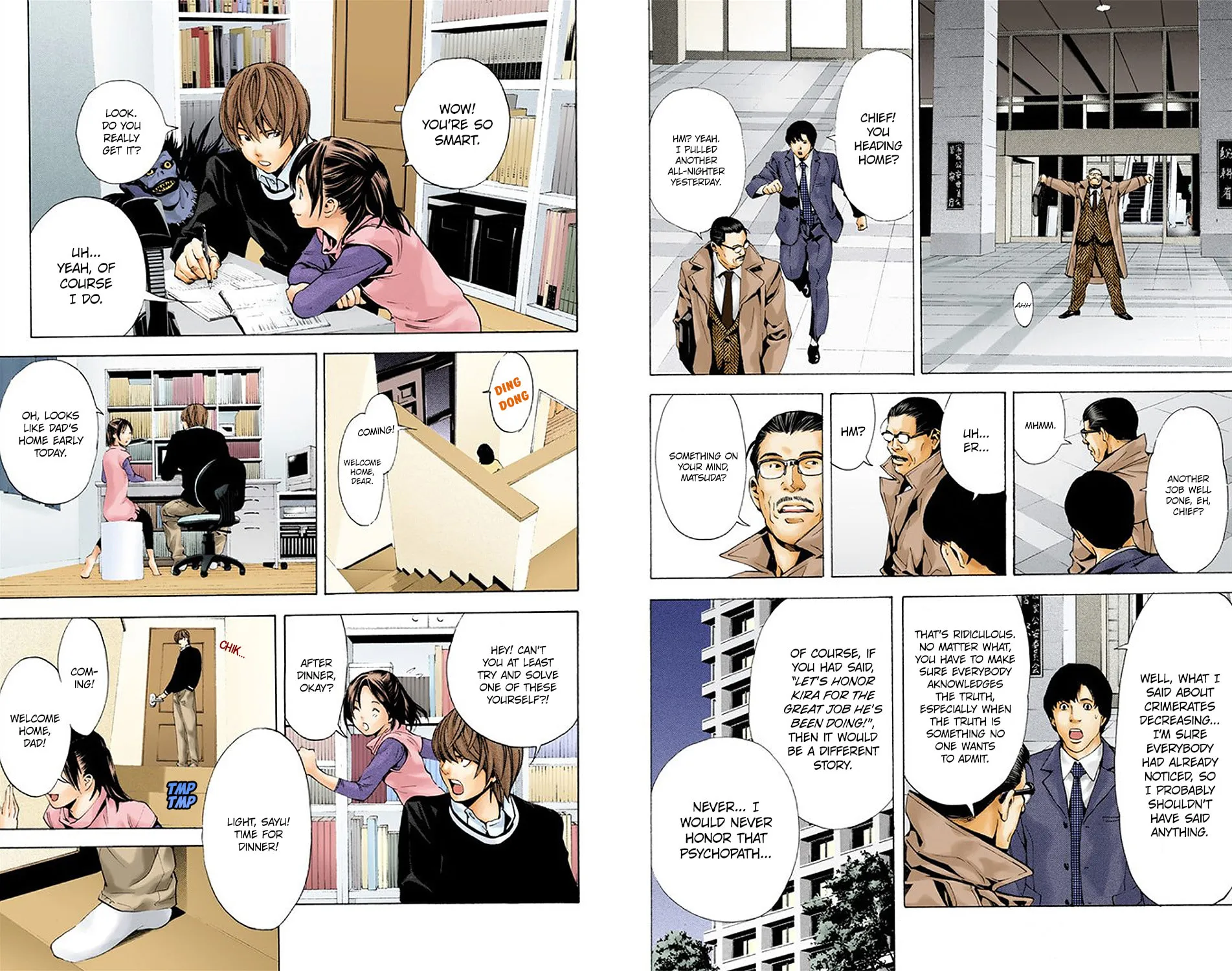 Read Death Note - Digital Colored Comics (Colored) chapter 3.1 image 8 on Lezhin