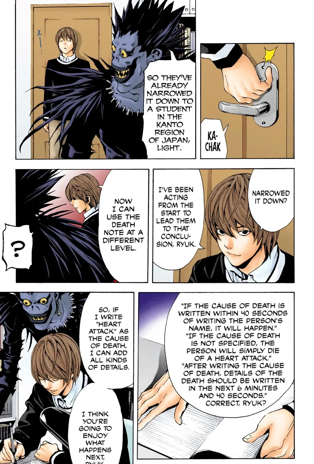 Read Death Note - Digital Colored Comics (Colored) chapter 3 image 42 on Lezhin