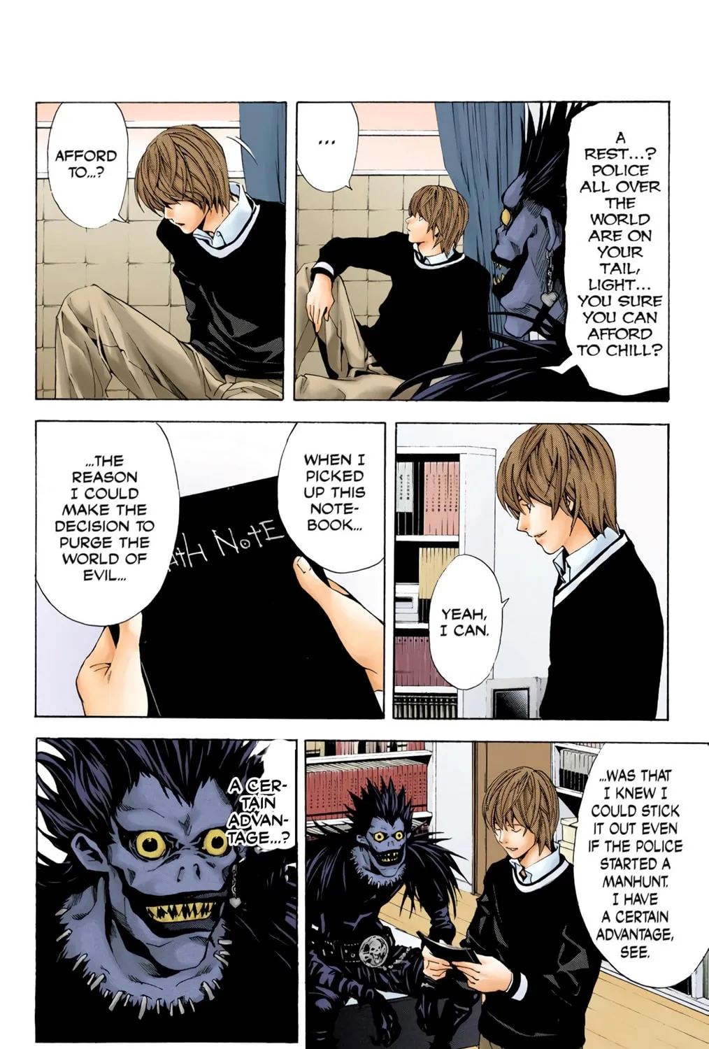 Read Death Note - Digital Colored Comics (Colored) chapter 3 image 8 on Lezhin