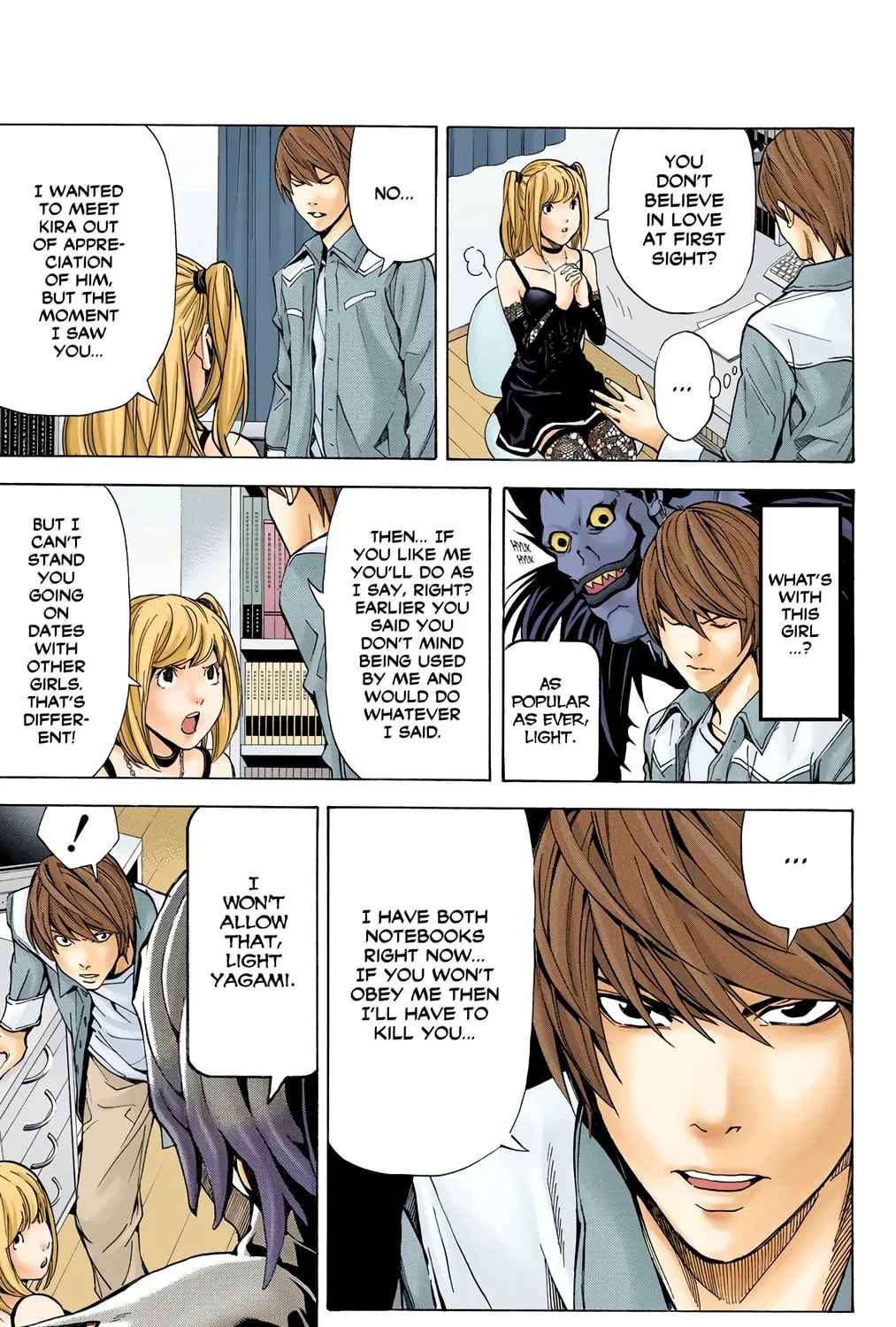 Read Death Note - Digital Colored Comics (Colored) chapter 30 image 32 on Lezhin