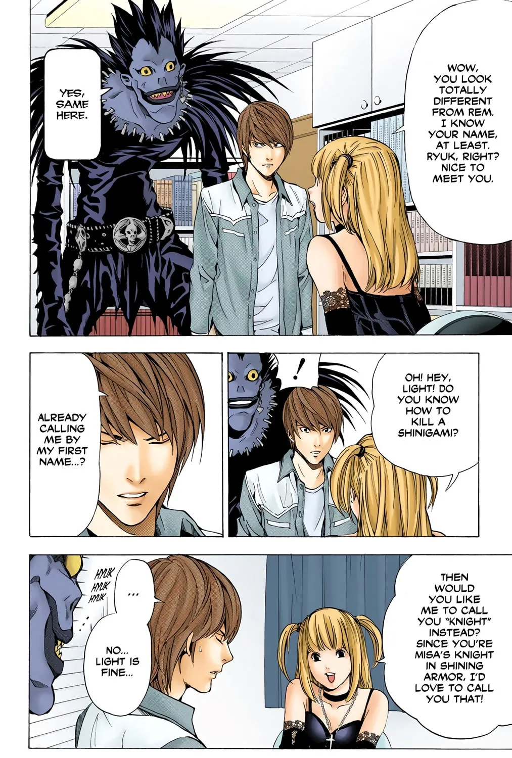 Read Death Note - Digital Colored Comics (Colored) chapter 30 image 6 on Lezhin