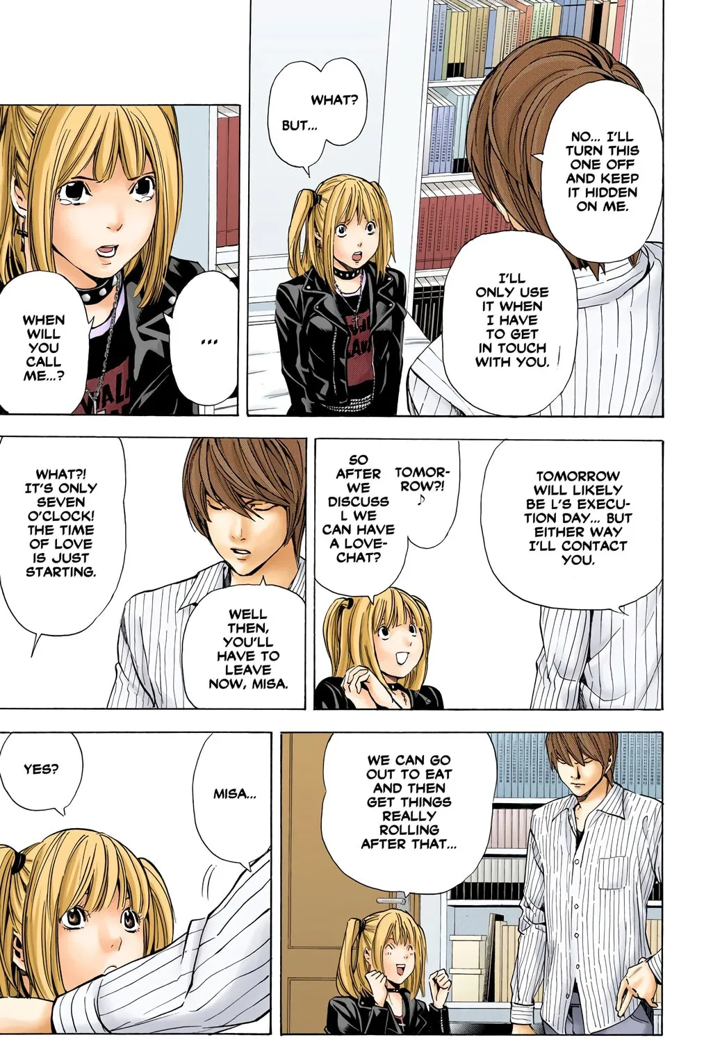 Read Death Note - Digital Colored Comics (Colored) chapter 32 image 4 on Lezhin