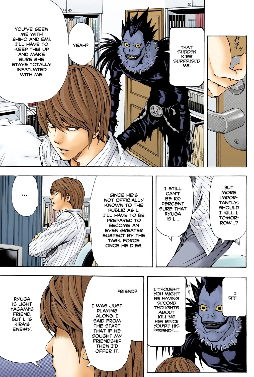 Read Death Note - Digital Colored Comics (Colored) chapter 32 image 8 on Lezhin