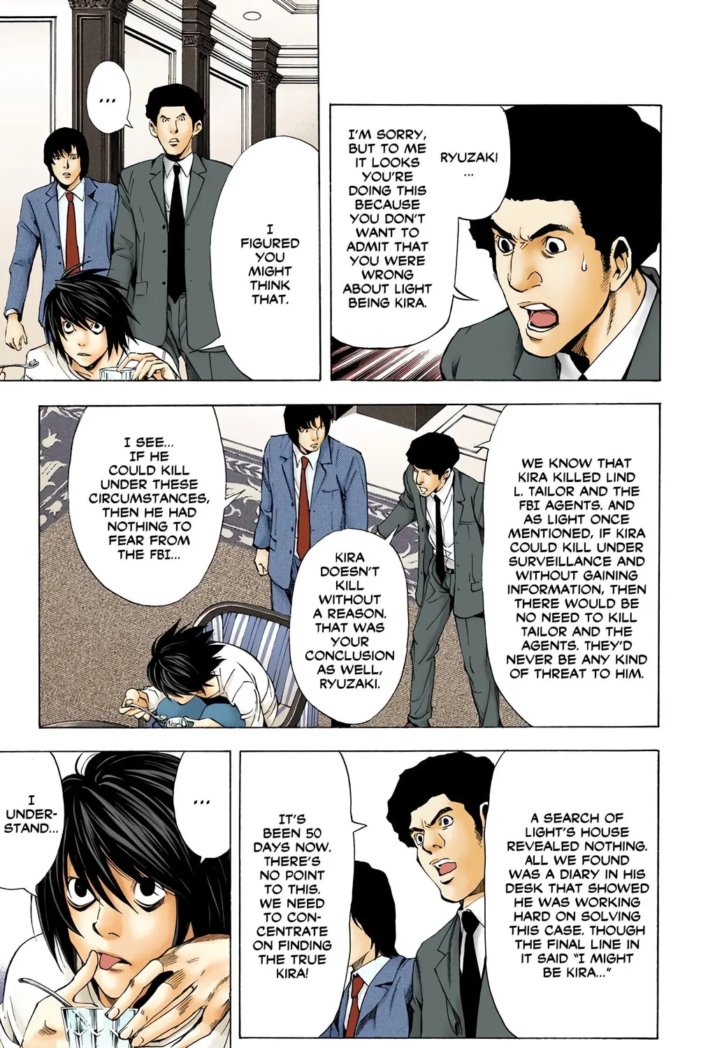 Read Death Note - Digital Colored Comics (Colored) chapter 36 image 8 on Lezhin