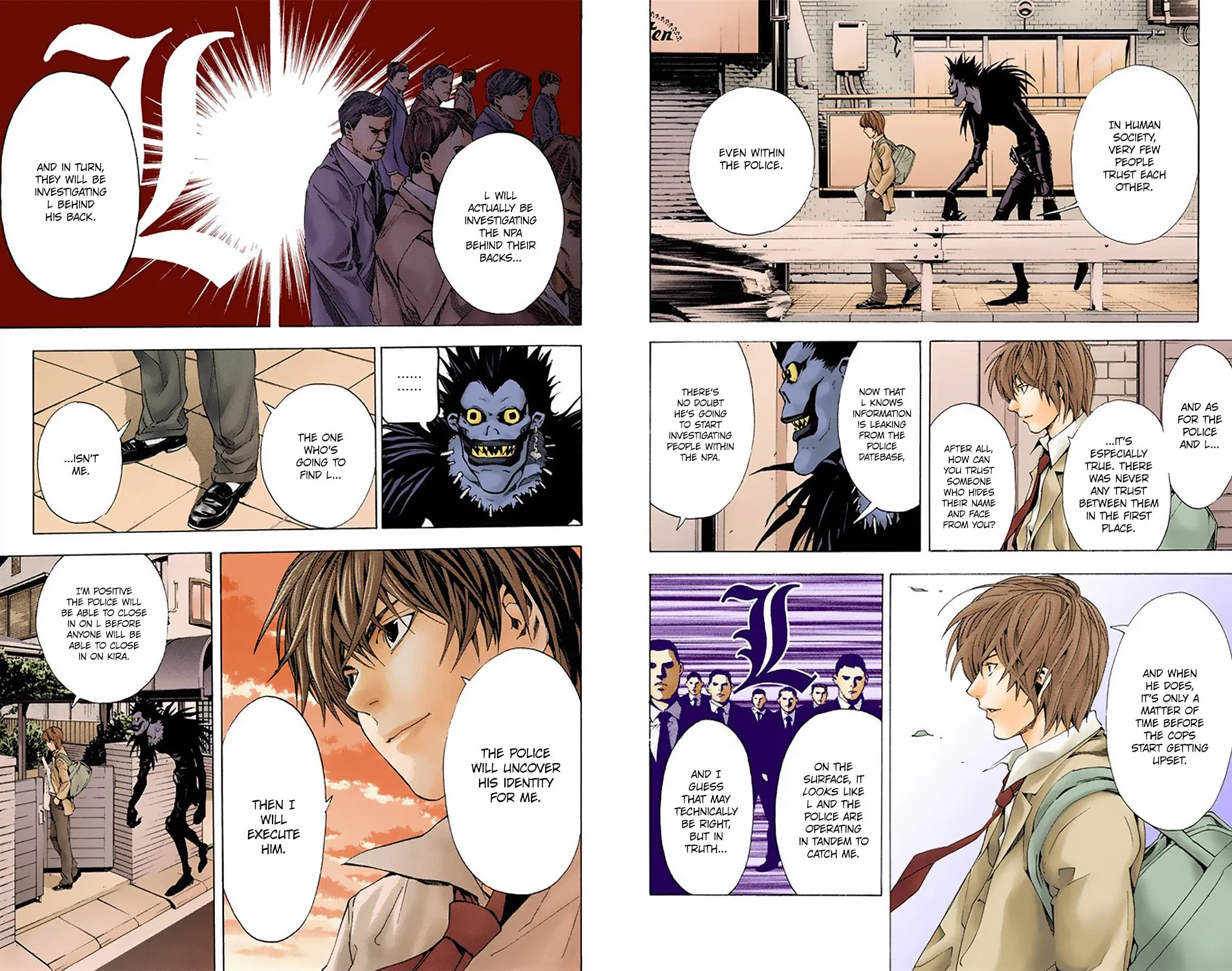 Read Death Note - Digital Colored Comics (Colored) chapter 4.1 image 4 on Lezhin