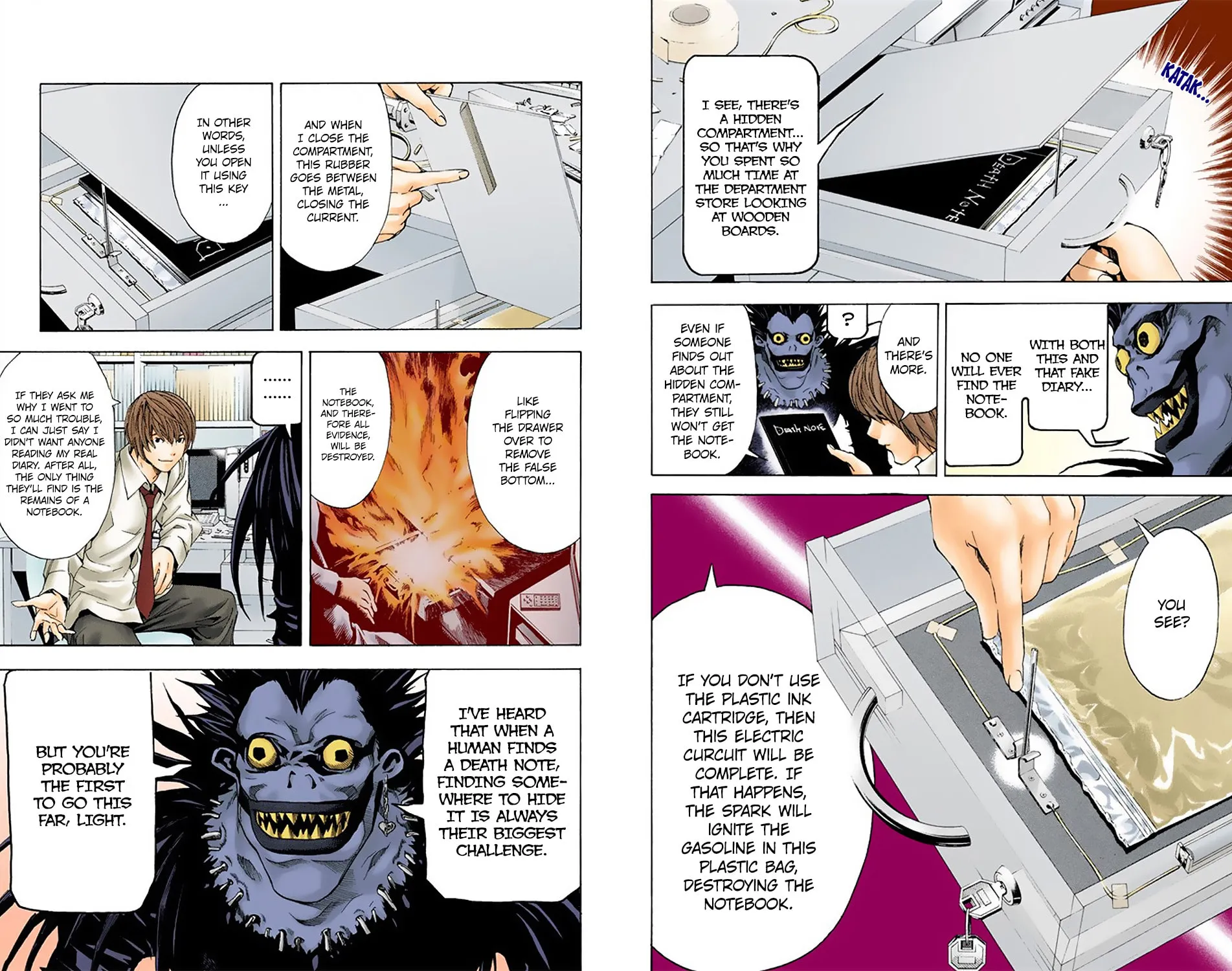 Read Death Note - Digital Colored Comics (Colored) chapter 4.1 image 8 on Lezhin
