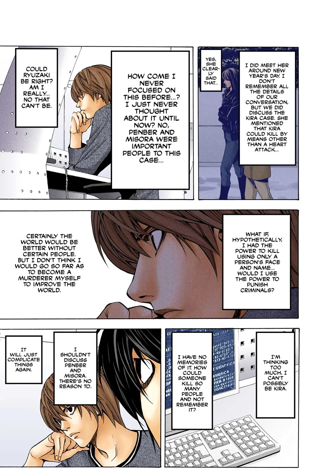Read Death Note - Digital Colored Comics (Colored) chapter 41 image 8 on Lezhin