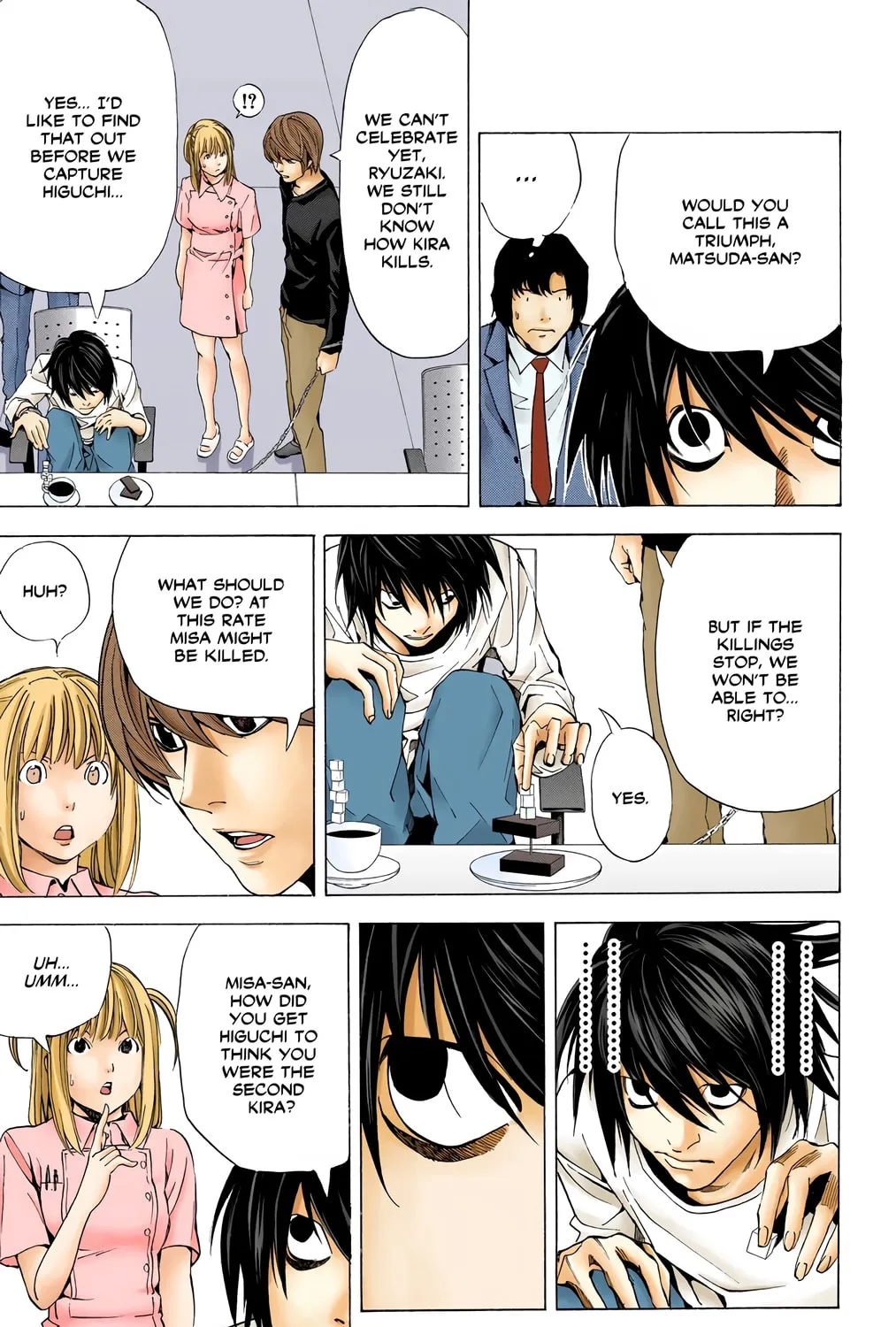 Read Death Note - Digital Colored Comics (Colored) chapter 49 image 8 on Lezhin