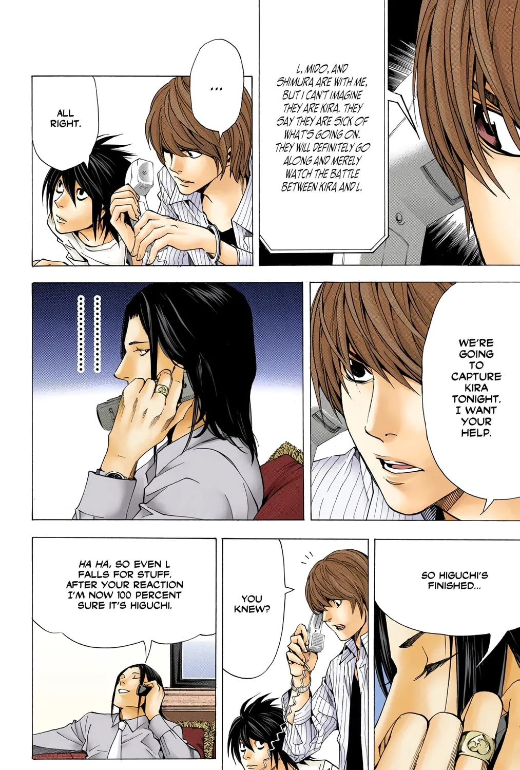 Read Death Note - Digital Colored Comics (Colored) chapter 50 image 14 on Lezhin