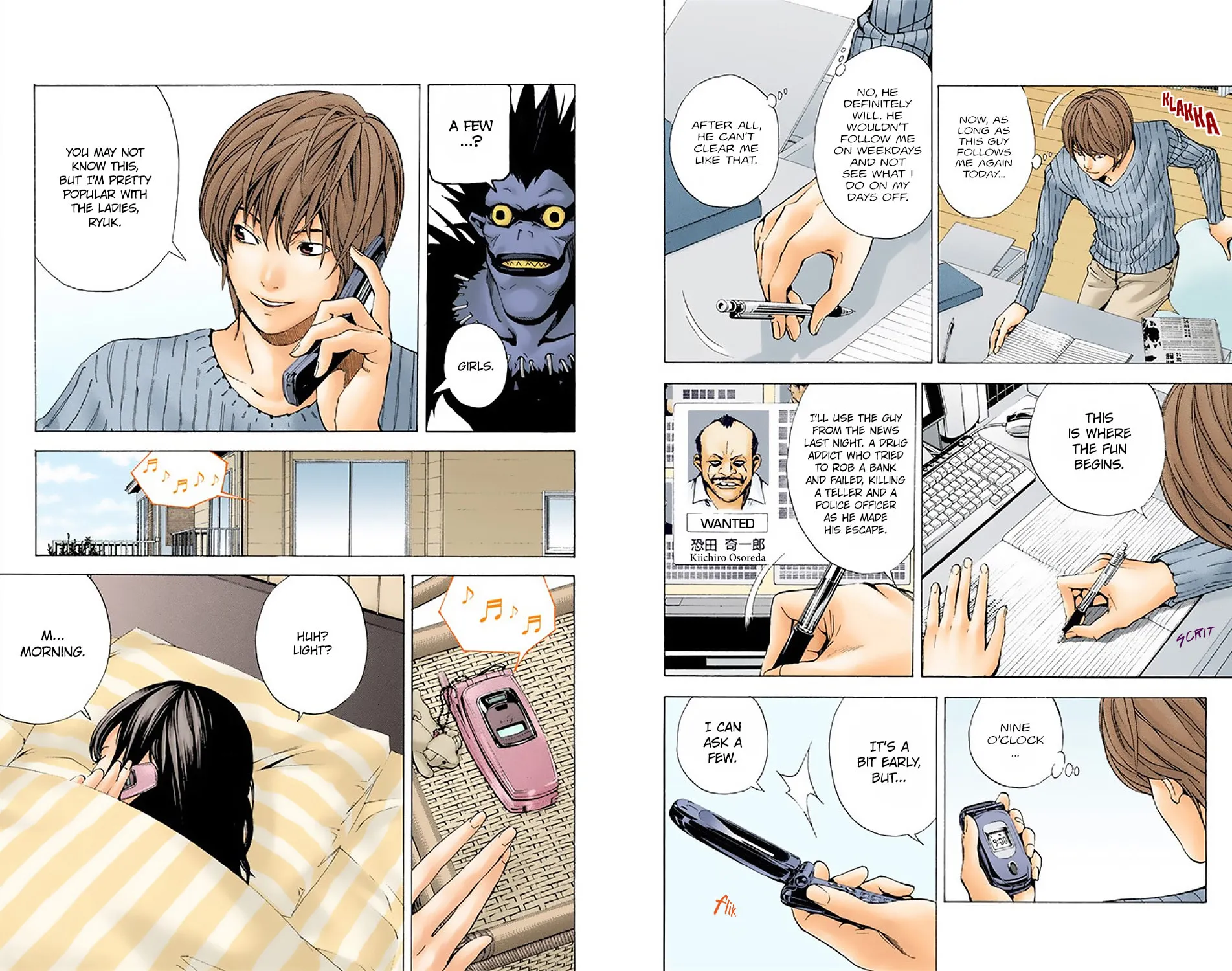 Read Death Note - Digital Colored Comics (Colored) chapter 6.1 image 11 on Lezhin