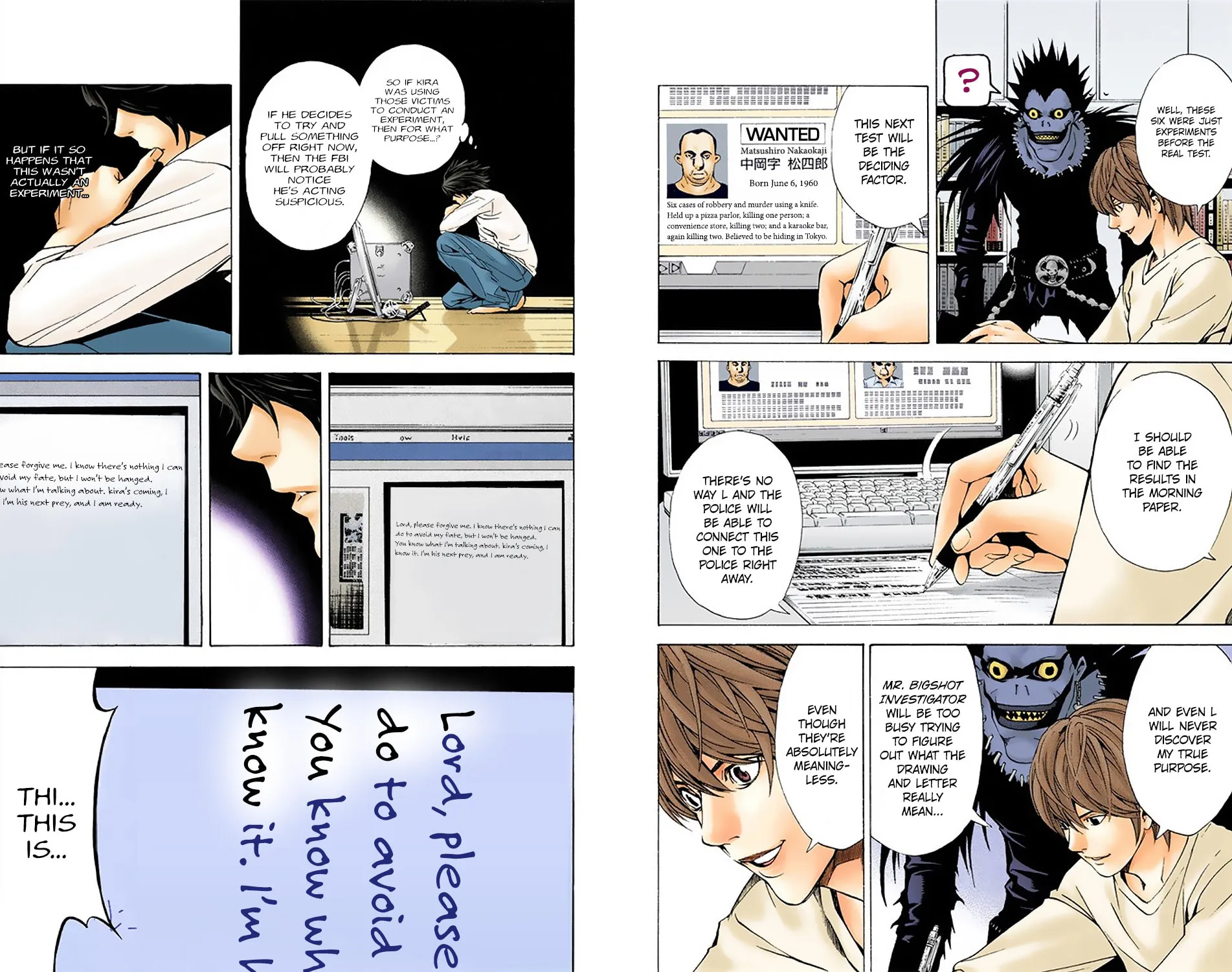 Read Death Note - Digital Colored Comics (Colored) chapter 6.1 image 9 on Lezhin