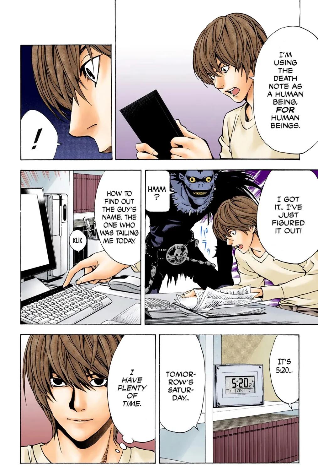 Read Death Note - Digital Colored Comics (Colored) chapter 6 image 14 on Lezhin