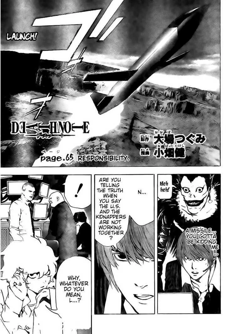 Read Death Note - Digital Colored Comics (Colored) chapter 65 image 1 on Lezhin