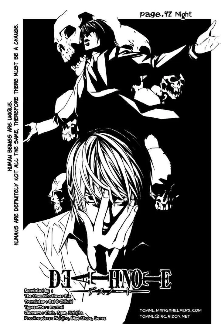 Read Death Note - Digital Colored Comics (Colored) chapter 92 image 1 on Lezhin