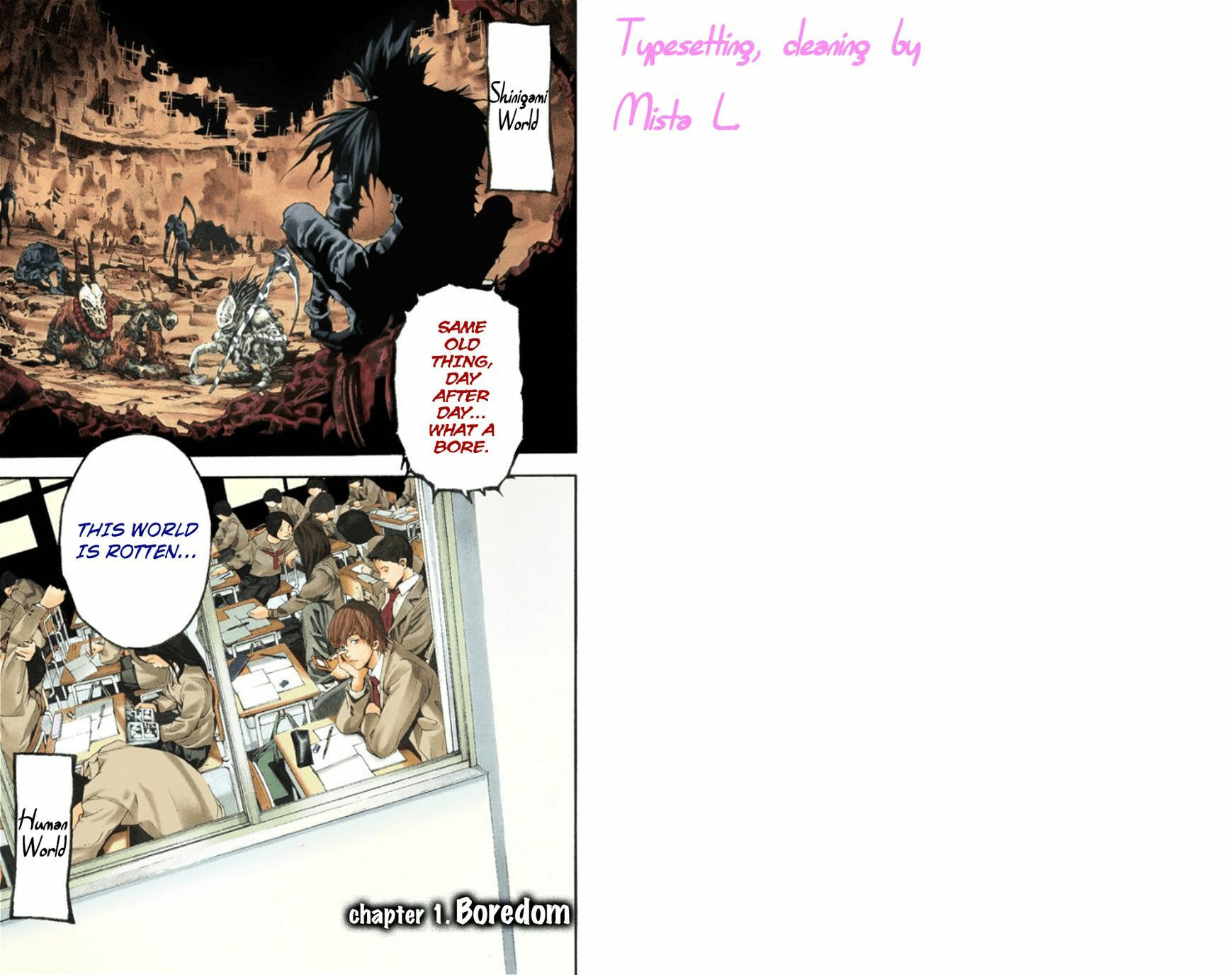 Read Death Note chapter 1.1 image 1 on Lezhin