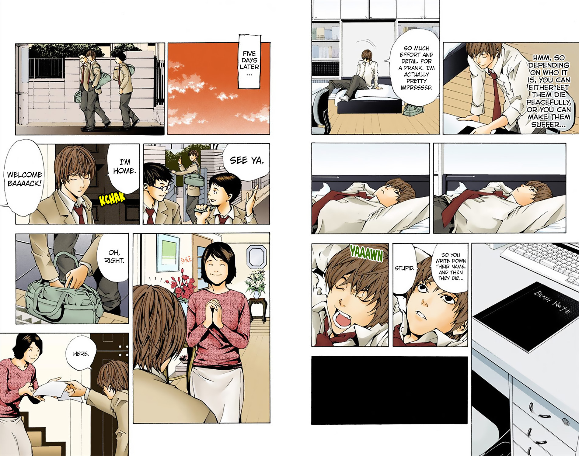 Read Death Note chapter 1.2 image 8 on Lezhin