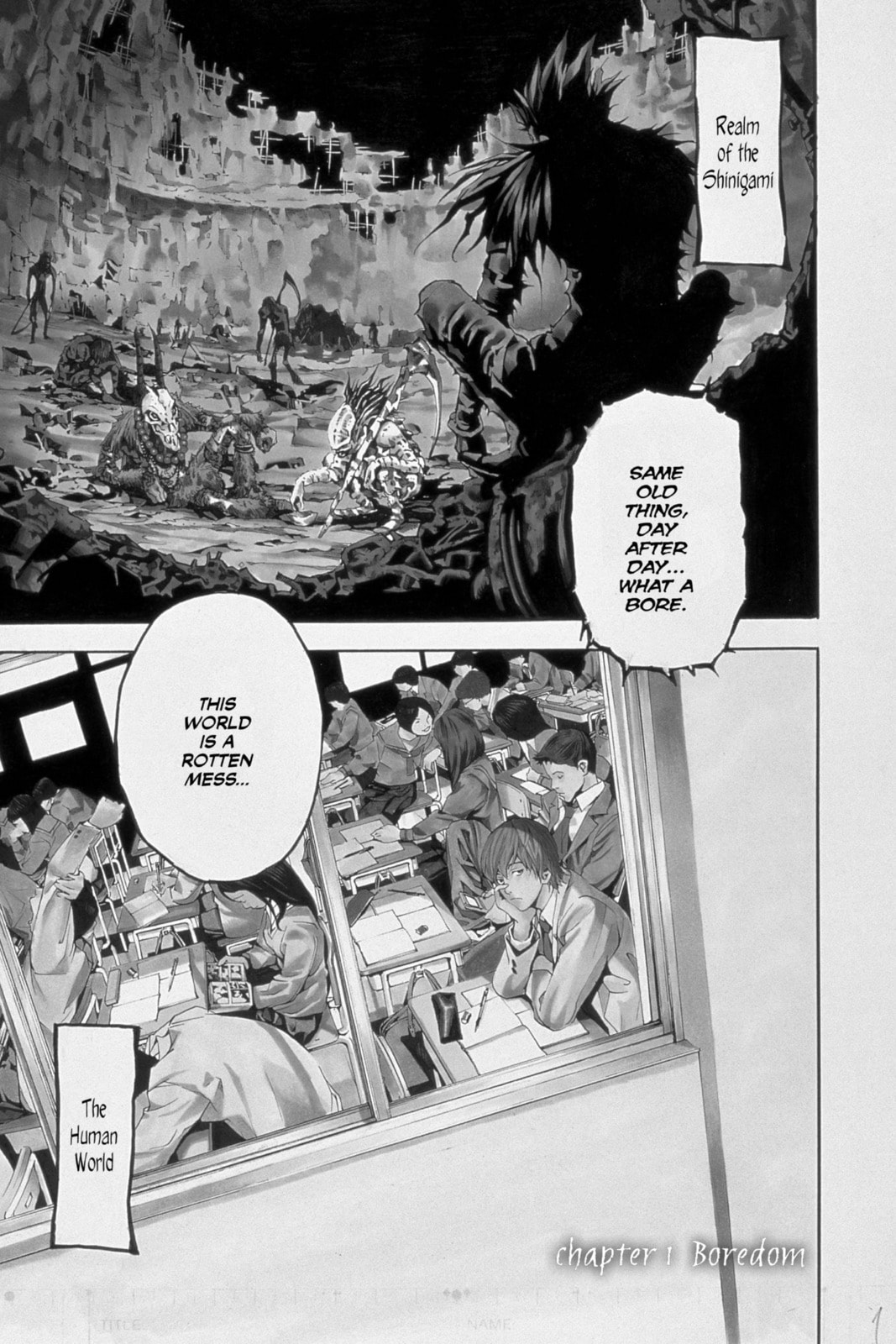 Read Death Note chapter 1 image 0 on Lezhin