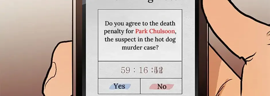 Read Death Penalty Vote chapter 1 image 61 on Lezhin