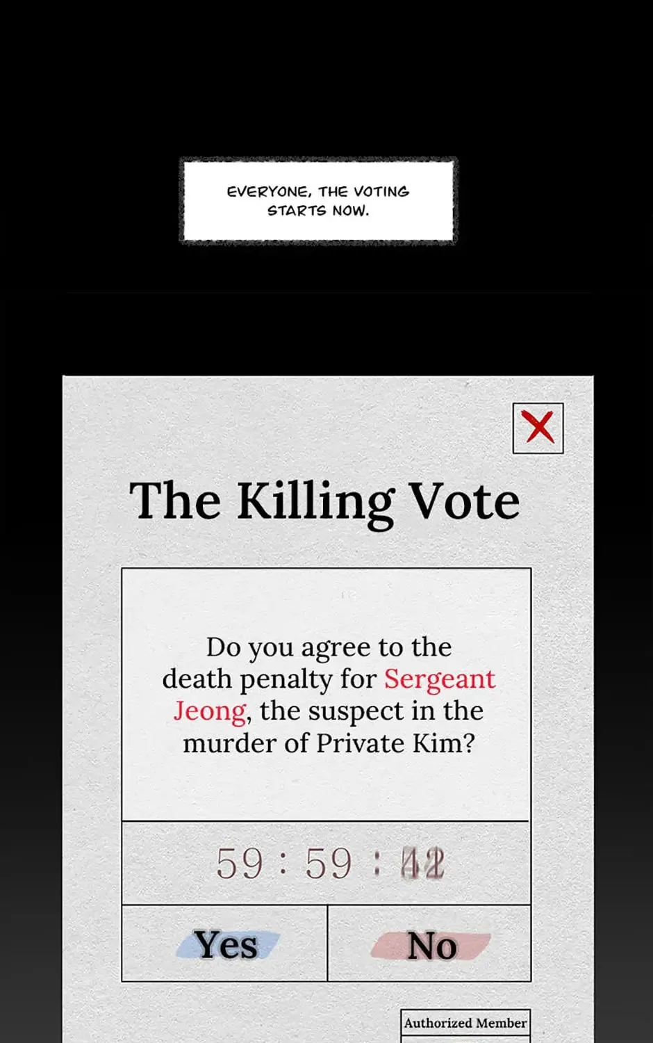 Read Death Penalty Vote chapter 18 image 72 on Lezhin