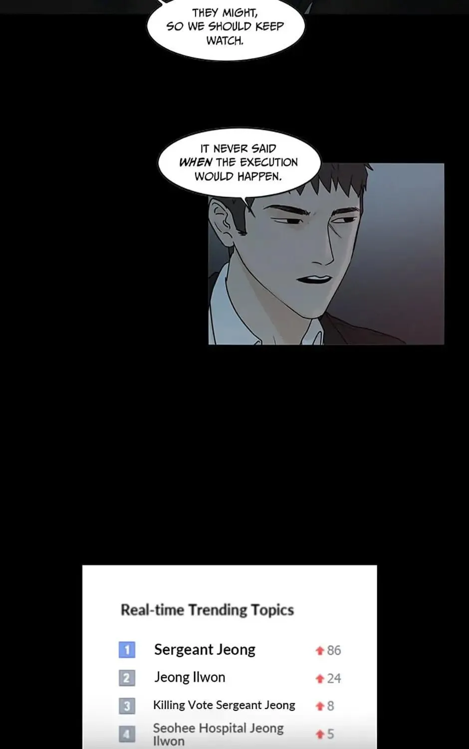 Read Death Penalty Vote chapter 23 image 34 on Lezhin