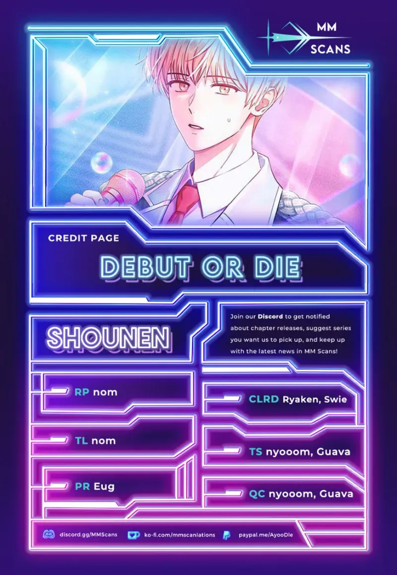 Read Debut or Die! chapter 2.1 image 0 on Lezhin