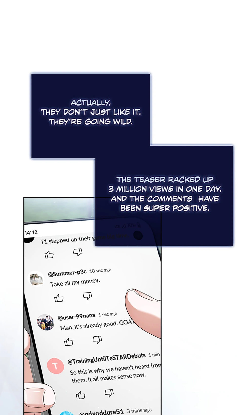 Read Debut or Die! chapter 70 image 10 on Lezhin