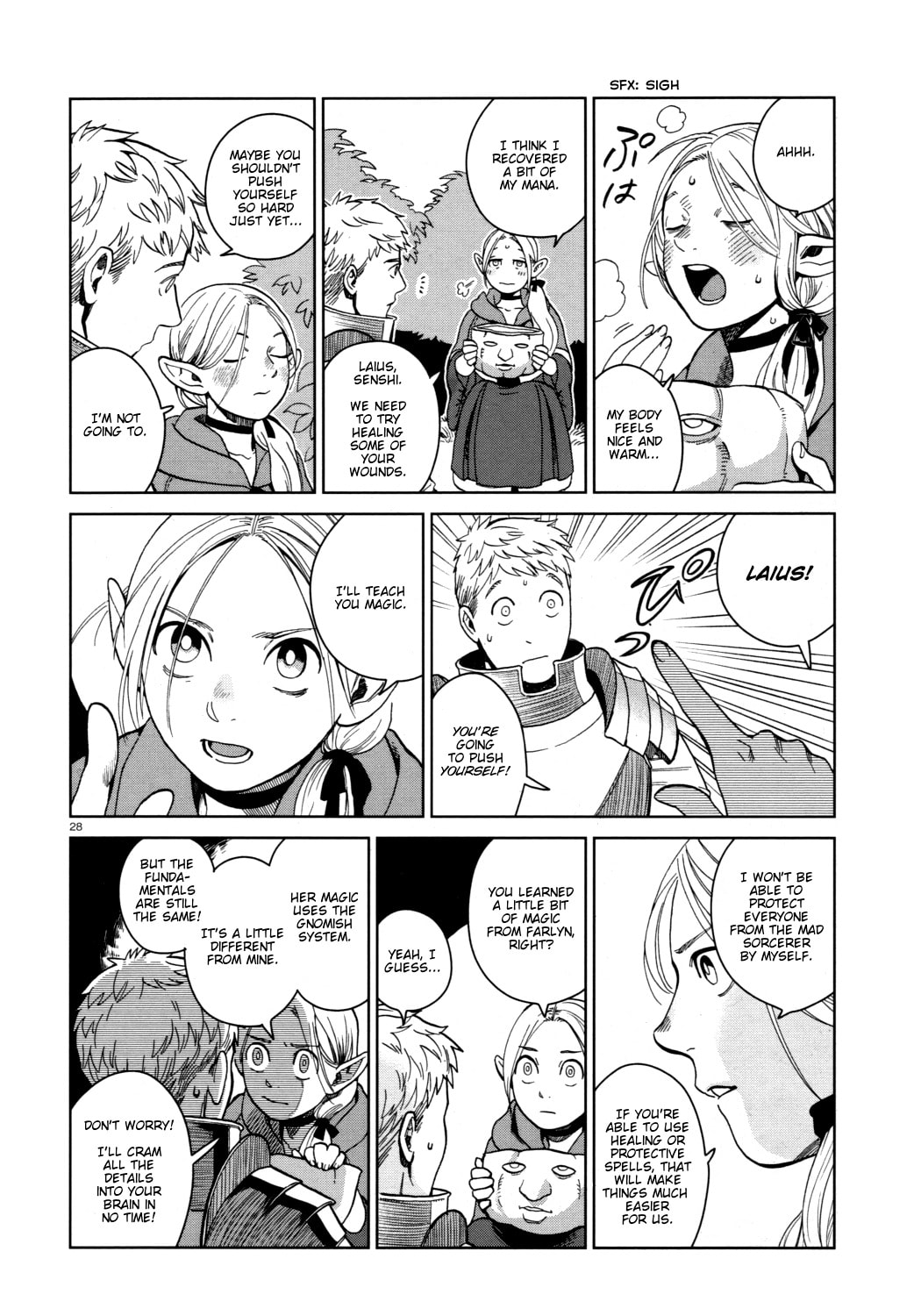 Read Delicious in Dungeon chapter 31.1 image 27 on Lezhin