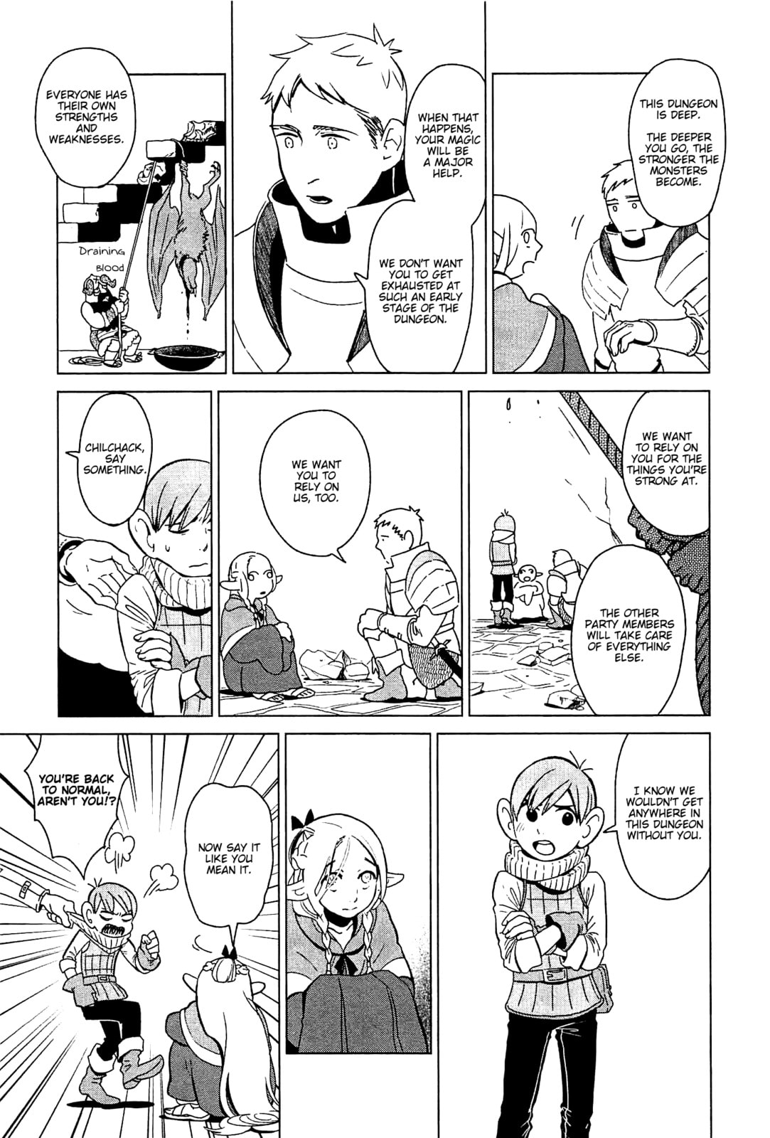 Read Delicious in Dungeon chapter 4.1 image 18 on Lezhin