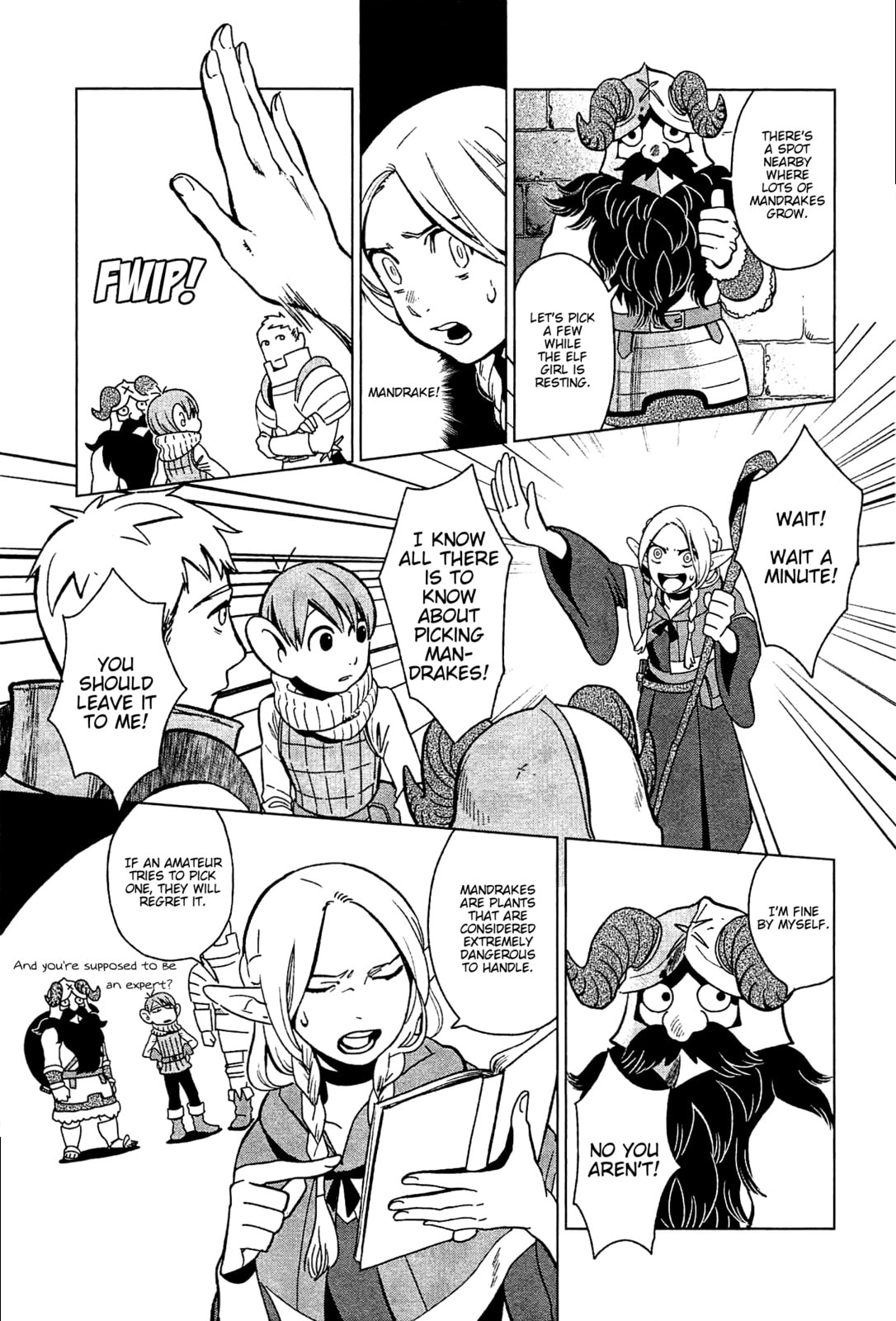 Read Delicious in Dungeon chapter 4.1 image 4 on Lezhin