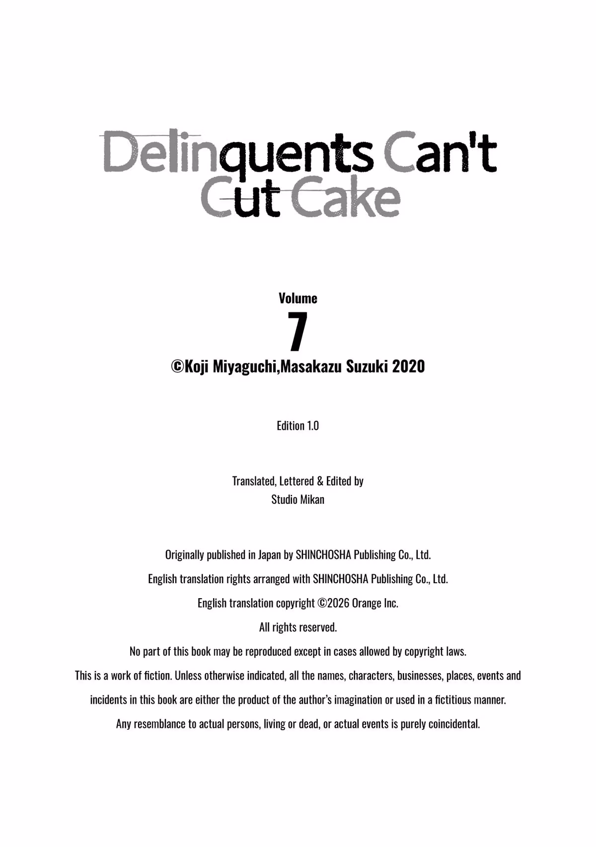 Delinquents Can’t Cut Cake Chapter 35 page 36 - 