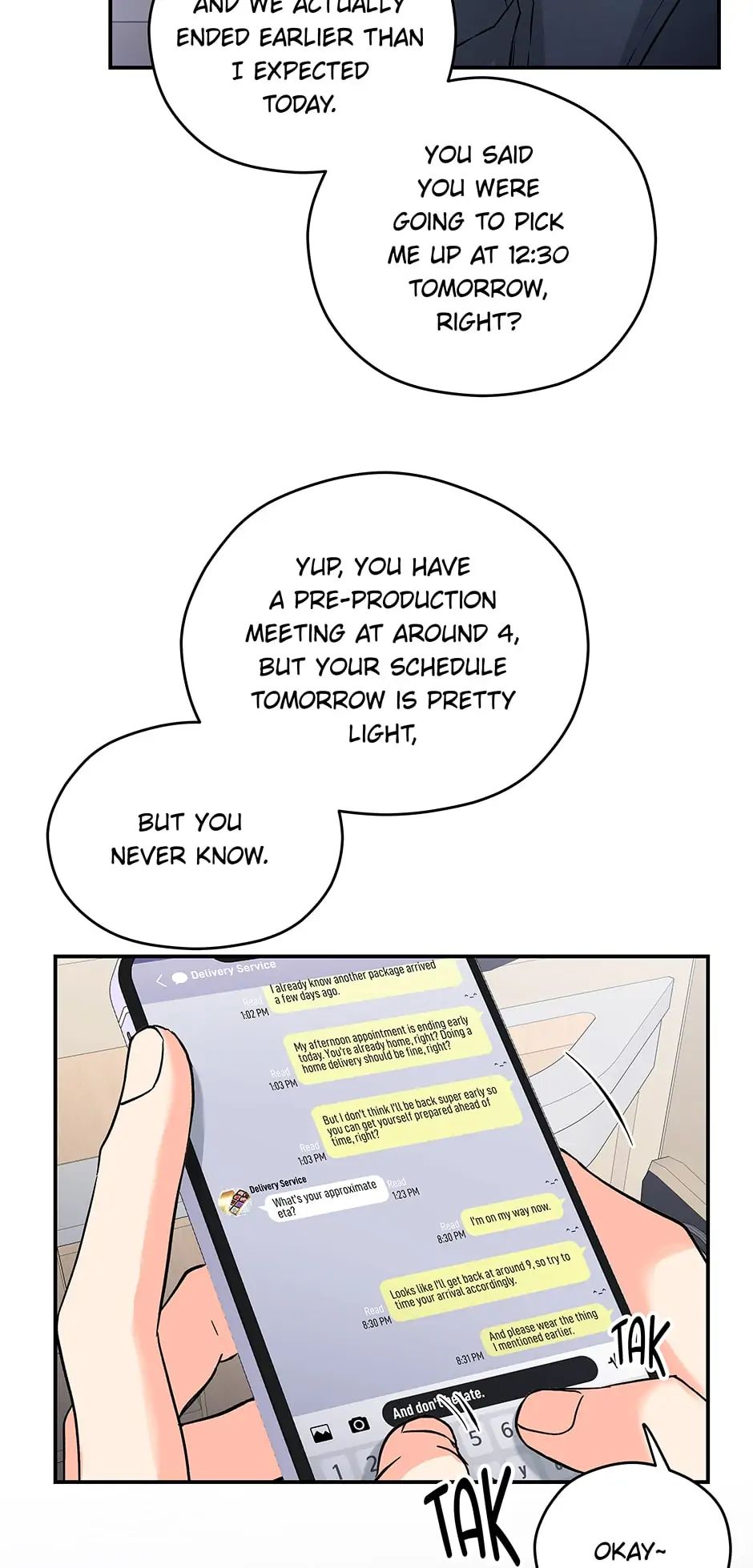 Read Delivery Complete chapter 1.1 image 2 on Lezhin
