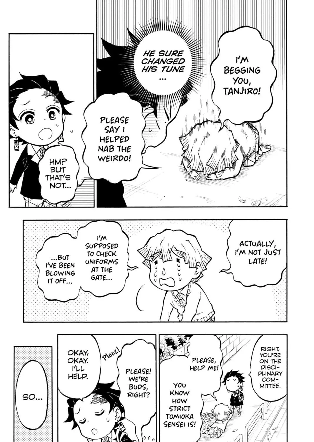 Read Demon Slayer: Kimetsu Academy chapter 1 image 16 on Lezhin