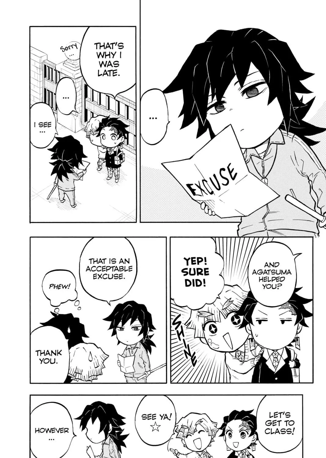 Read Demon Slayer: Kimetsu Academy chapter 1 image 18 on Lezhin