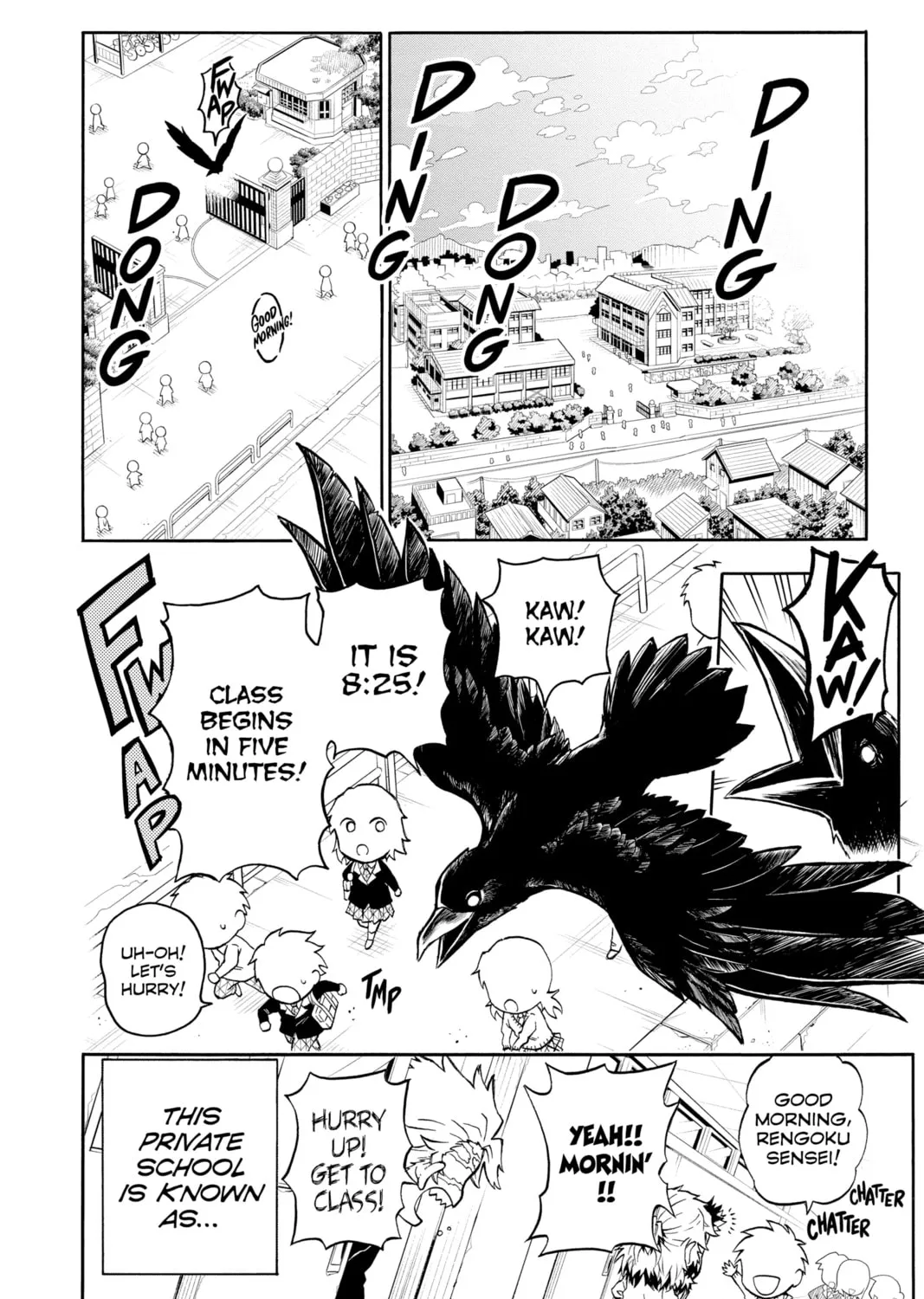Read Demon Slayer: Kimetsu Academy chapter 1 image 2 on Lezhin