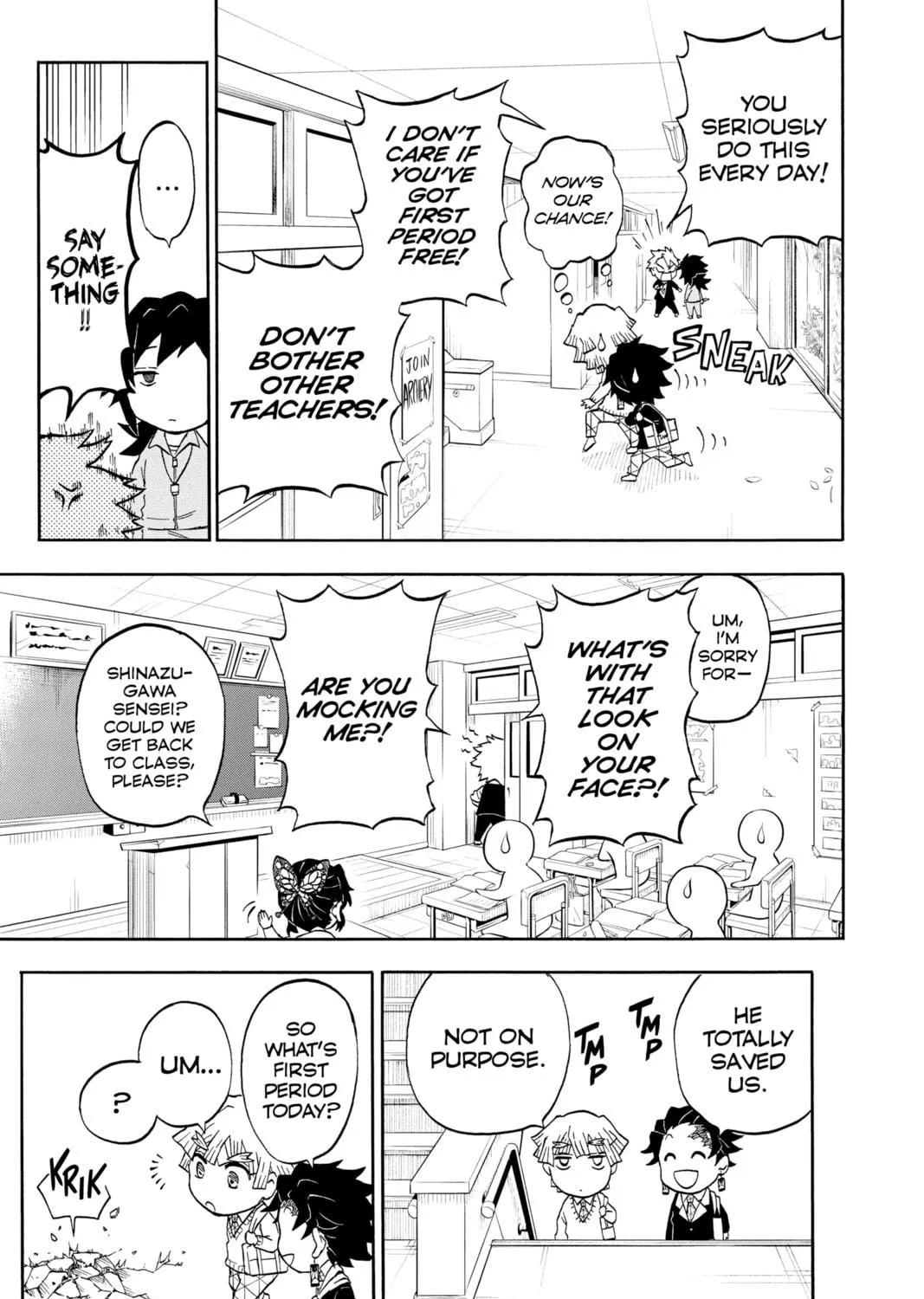 Read Demon Slayer: Kimetsu Academy chapter 1 image 28 on Lezhin