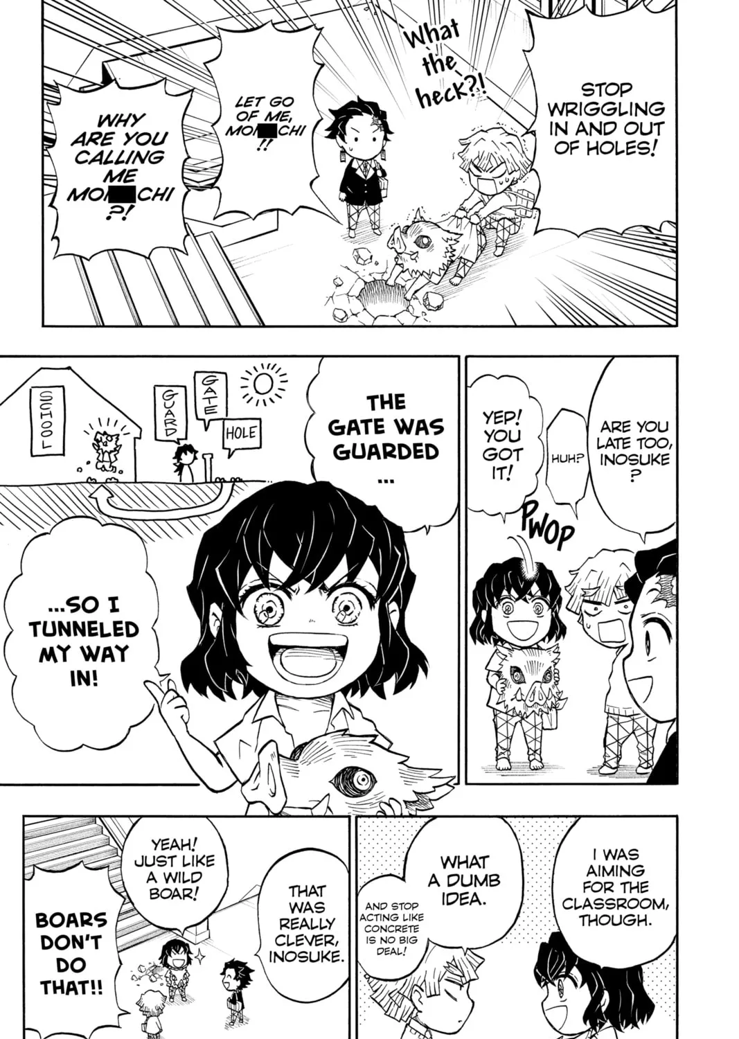 Read Demon Slayer: Kimetsu Academy chapter 1 image 32 on Lezhin