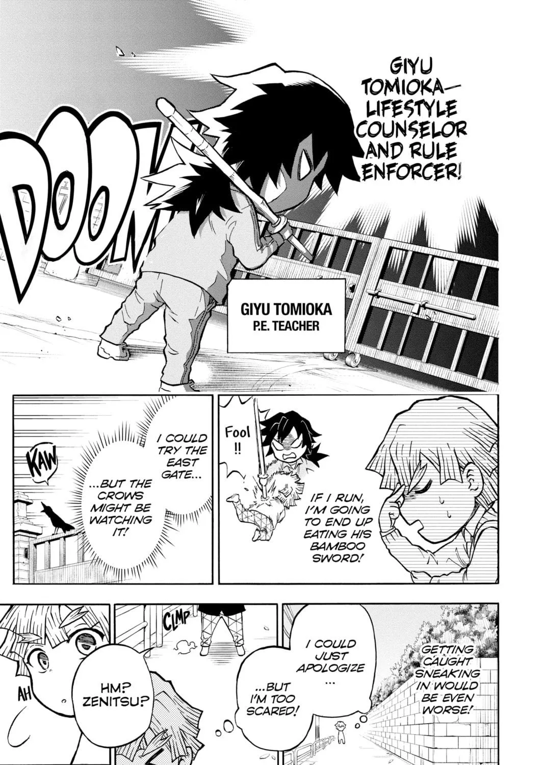 Read Demon Slayer: Kimetsu Academy chapter 1 image 8 on Lezhin