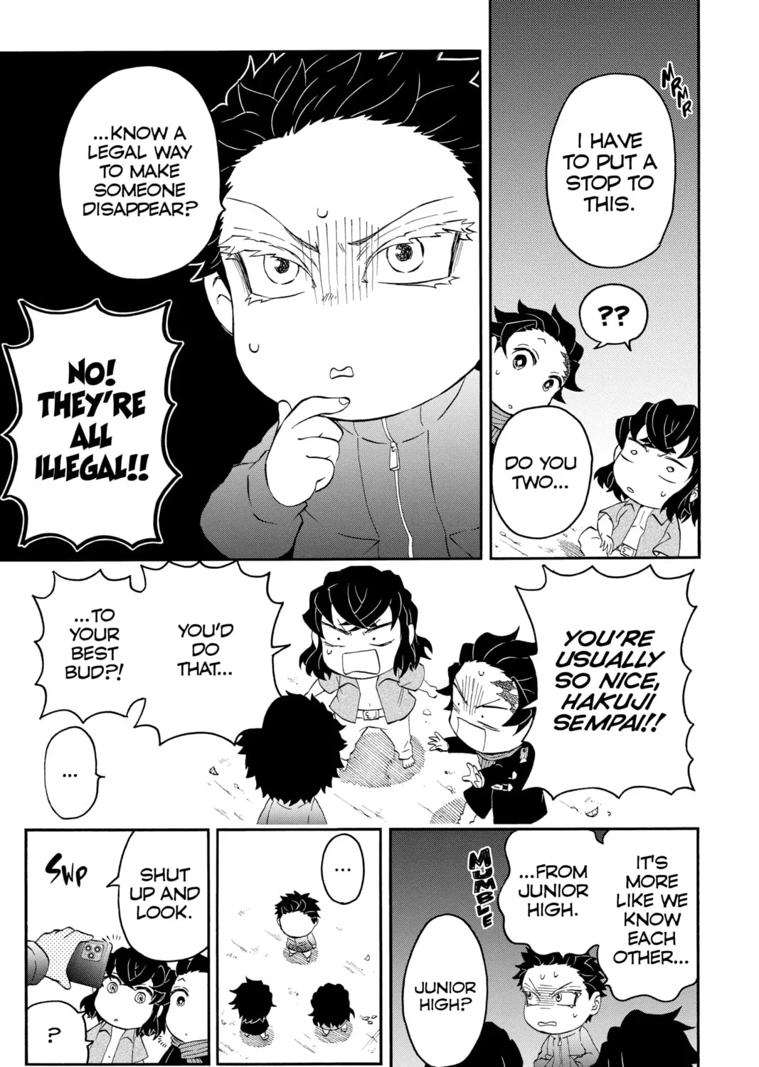 Read Demon Slayer: Kimetsu Academy chapter 14 image 24 on Lezhin