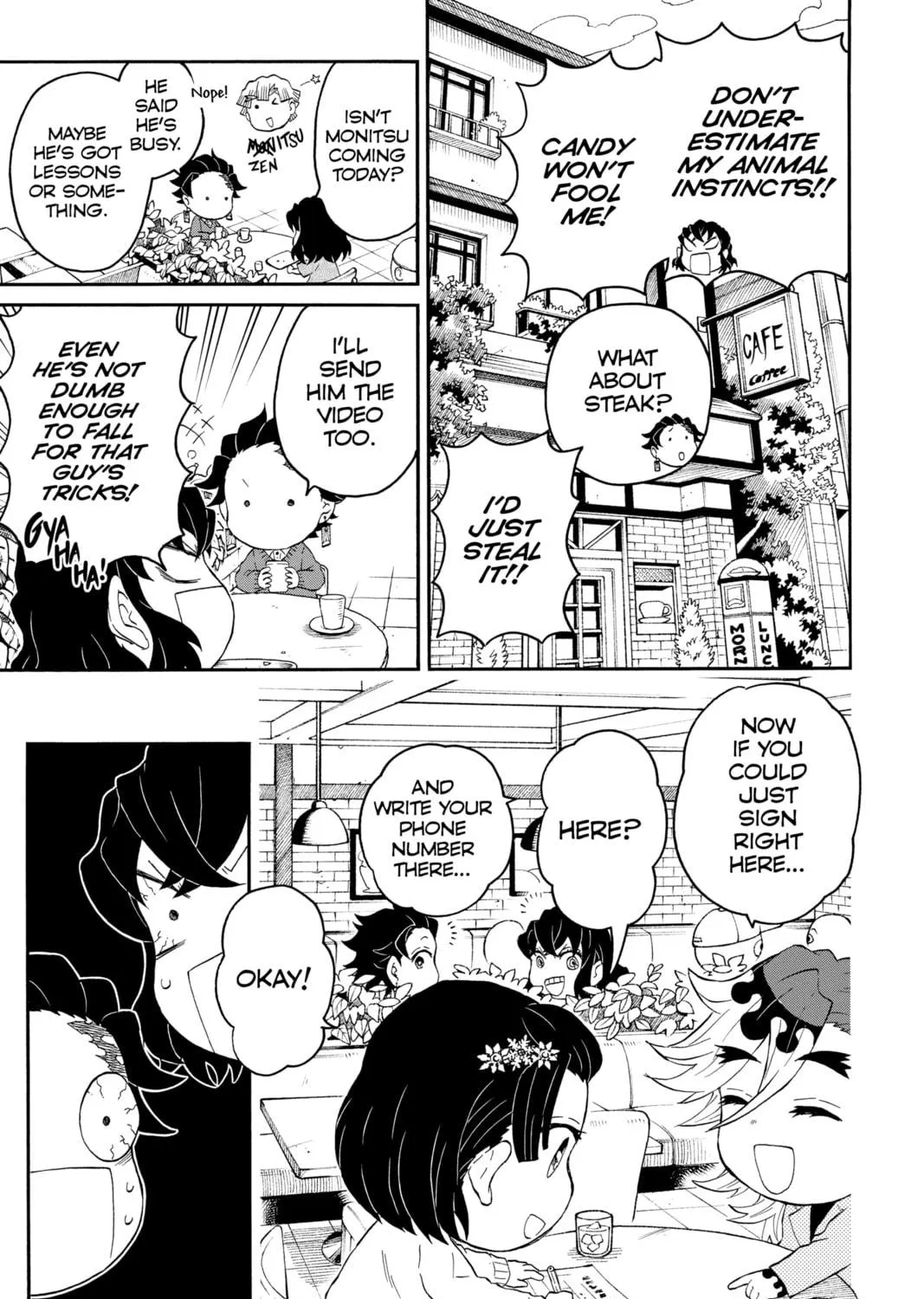 Read Demon Slayer: Kimetsu Academy chapter 14 image 8 on Lezhin