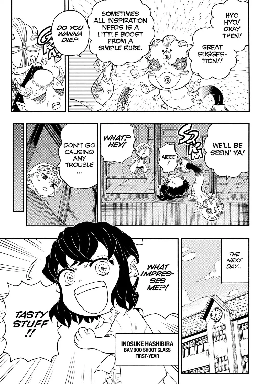 Read Demon Slayer: Kimetsu Academy chapter 23 image 24 on Lezhin