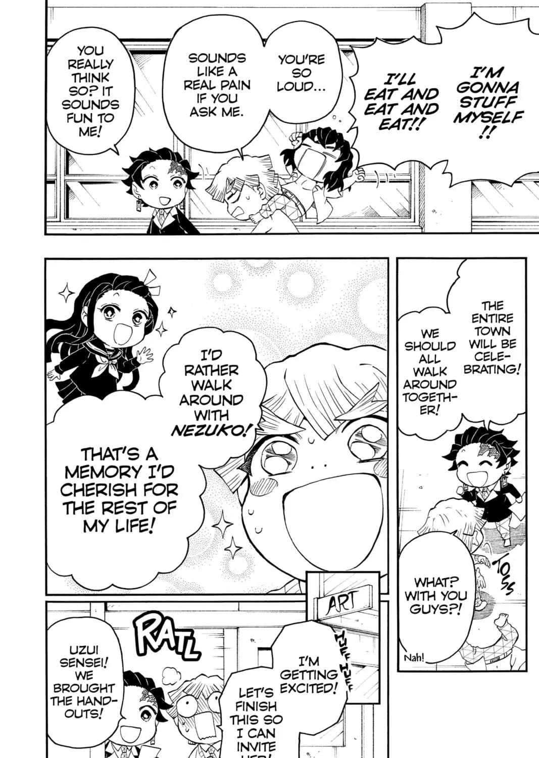 Read Demon Slayer: Kimetsu Academy chapter 28 image 18 on Lezhin