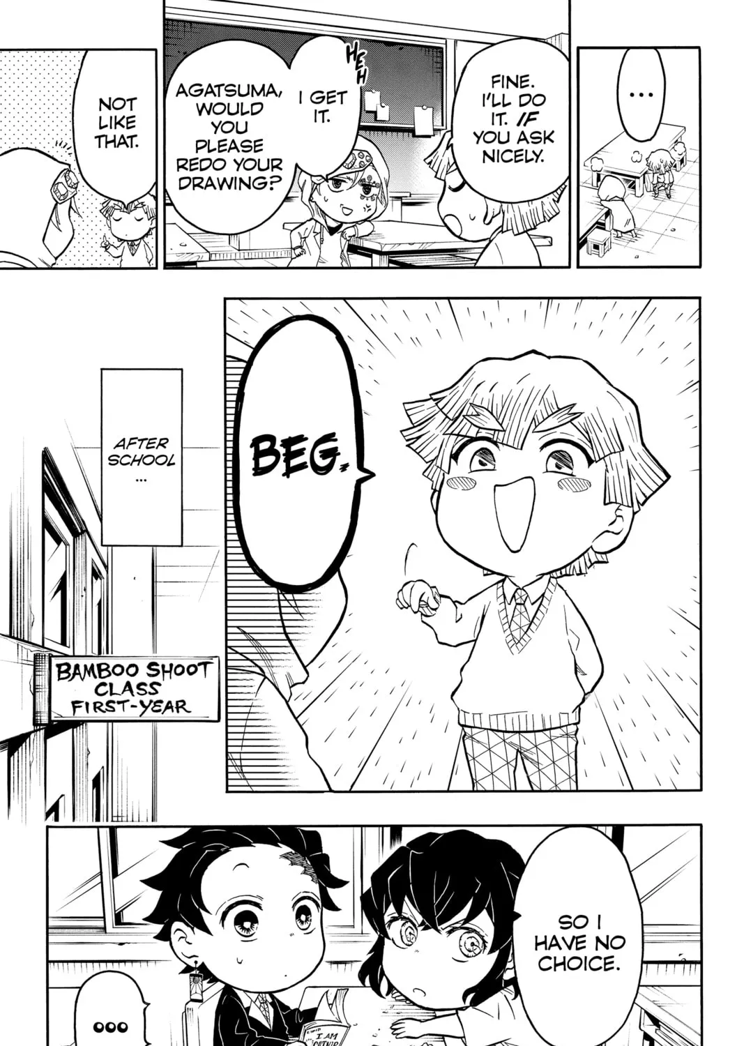 Read Demon Slayer: Kimetsu Academy chapter 3 image 12 on Lezhin