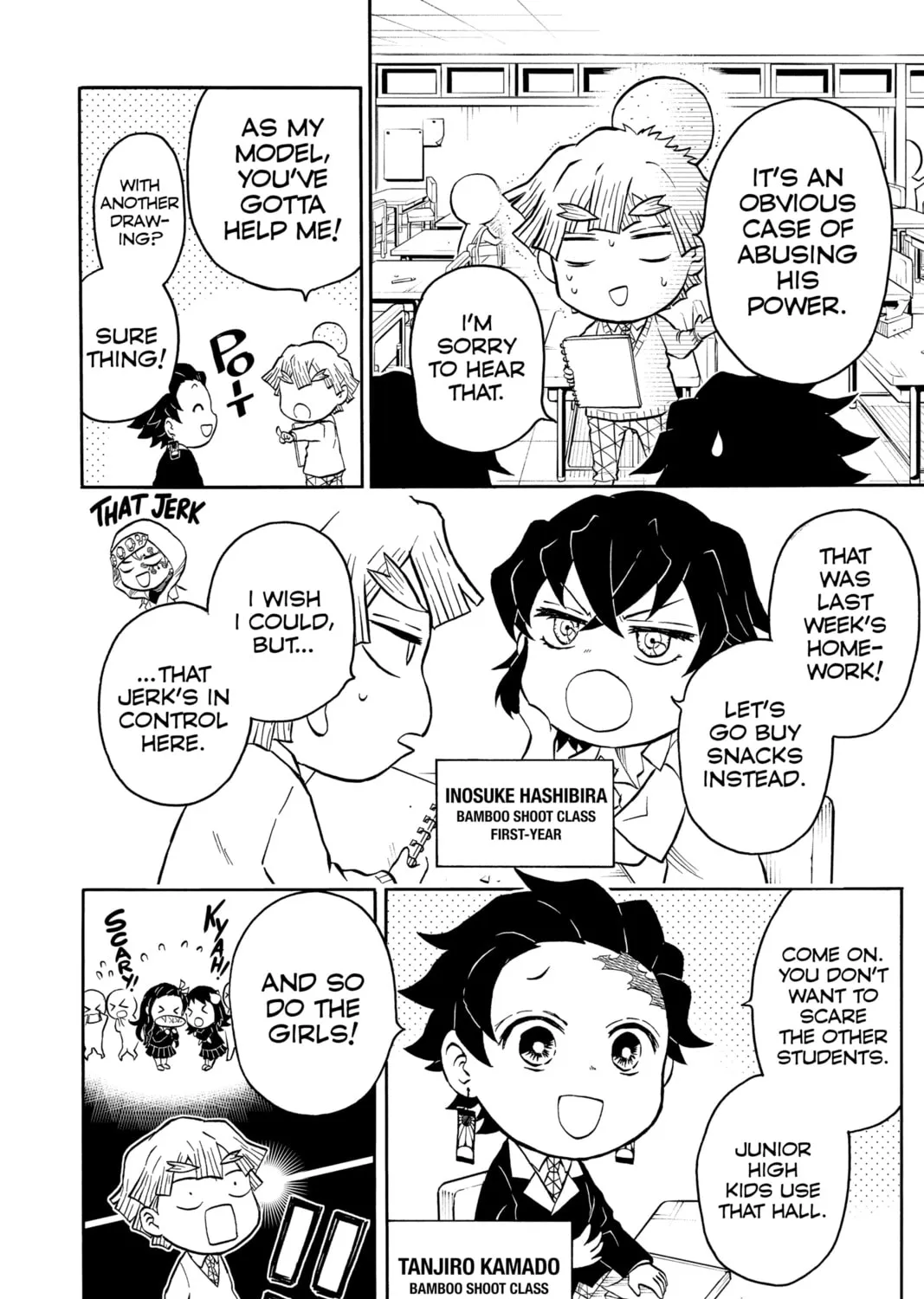 Read Demon Slayer: Kimetsu Academy chapter 3 image 14 on Lezhin
