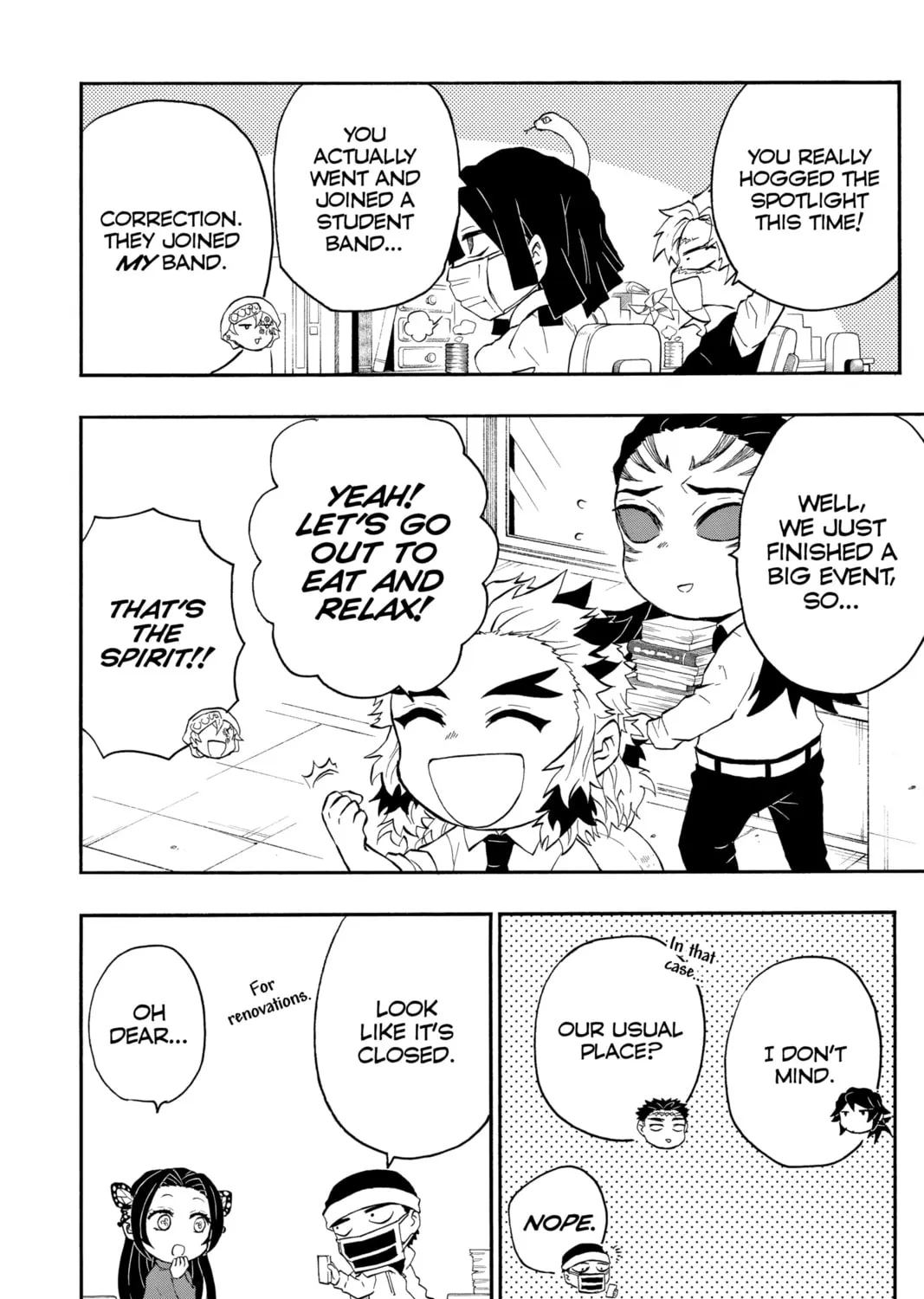 Read Demon Slayer: Kimetsu Academy chapter 30.5 image 2 on Lezhin
