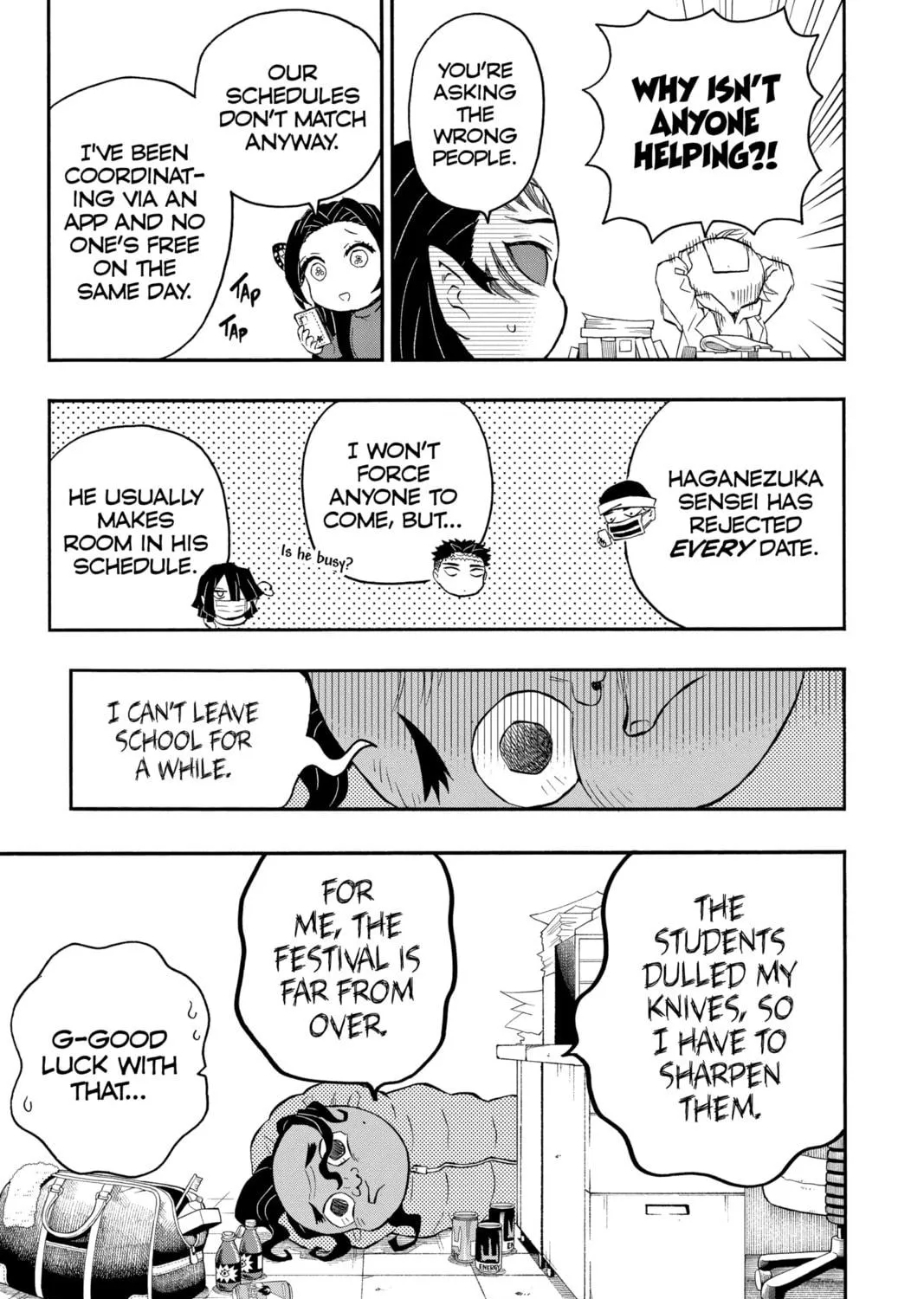 Read Demon Slayer: Kimetsu Academy chapter 30.5 image 8 on Lezhin