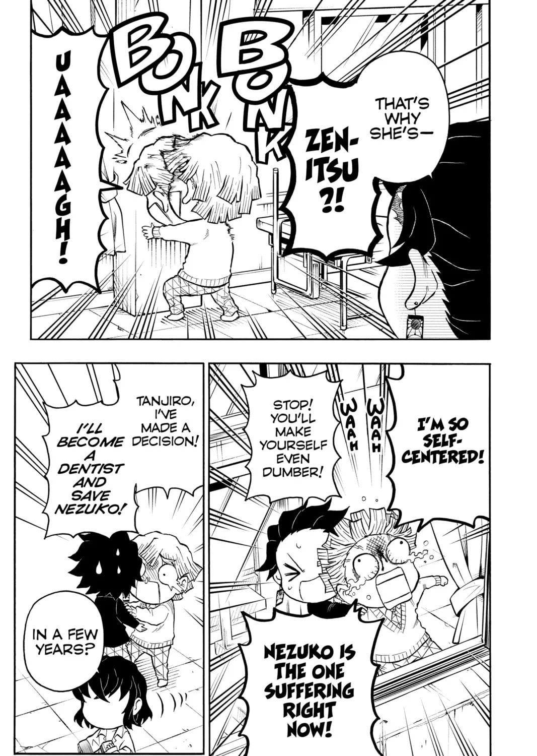 Read Demon Slayer: Kimetsu Academy chapter 4 image 36 on Lezhin