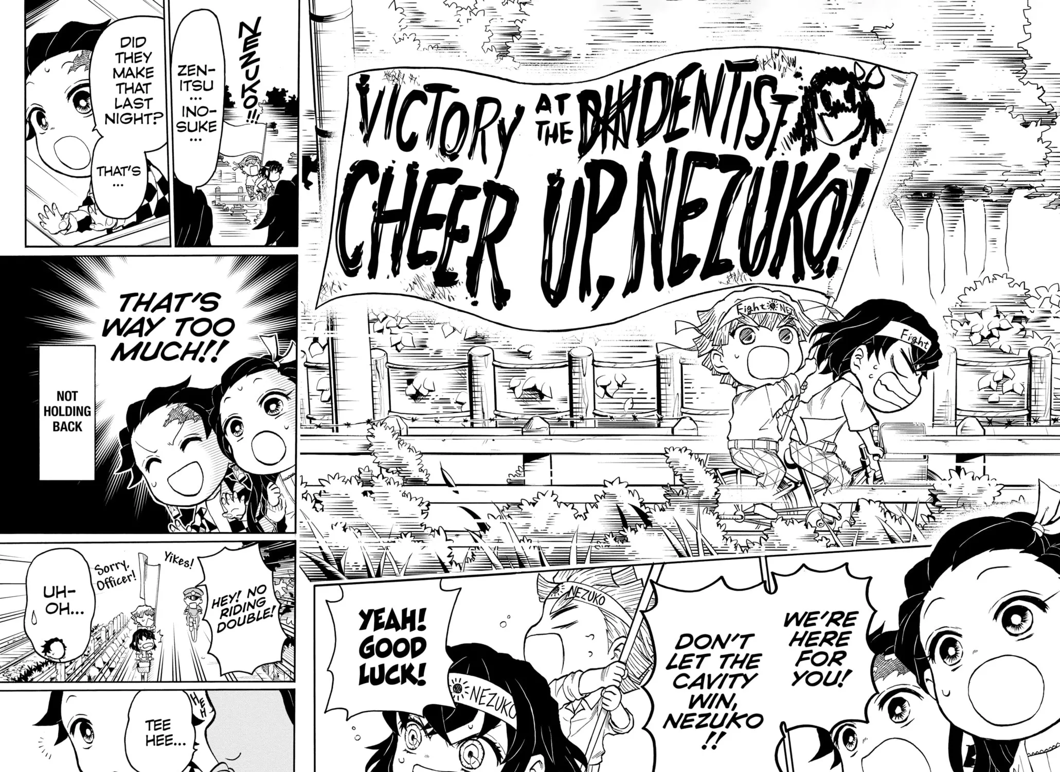 Read Demon Slayer: Kimetsu Academy chapter 4 image 54 on Lezhin